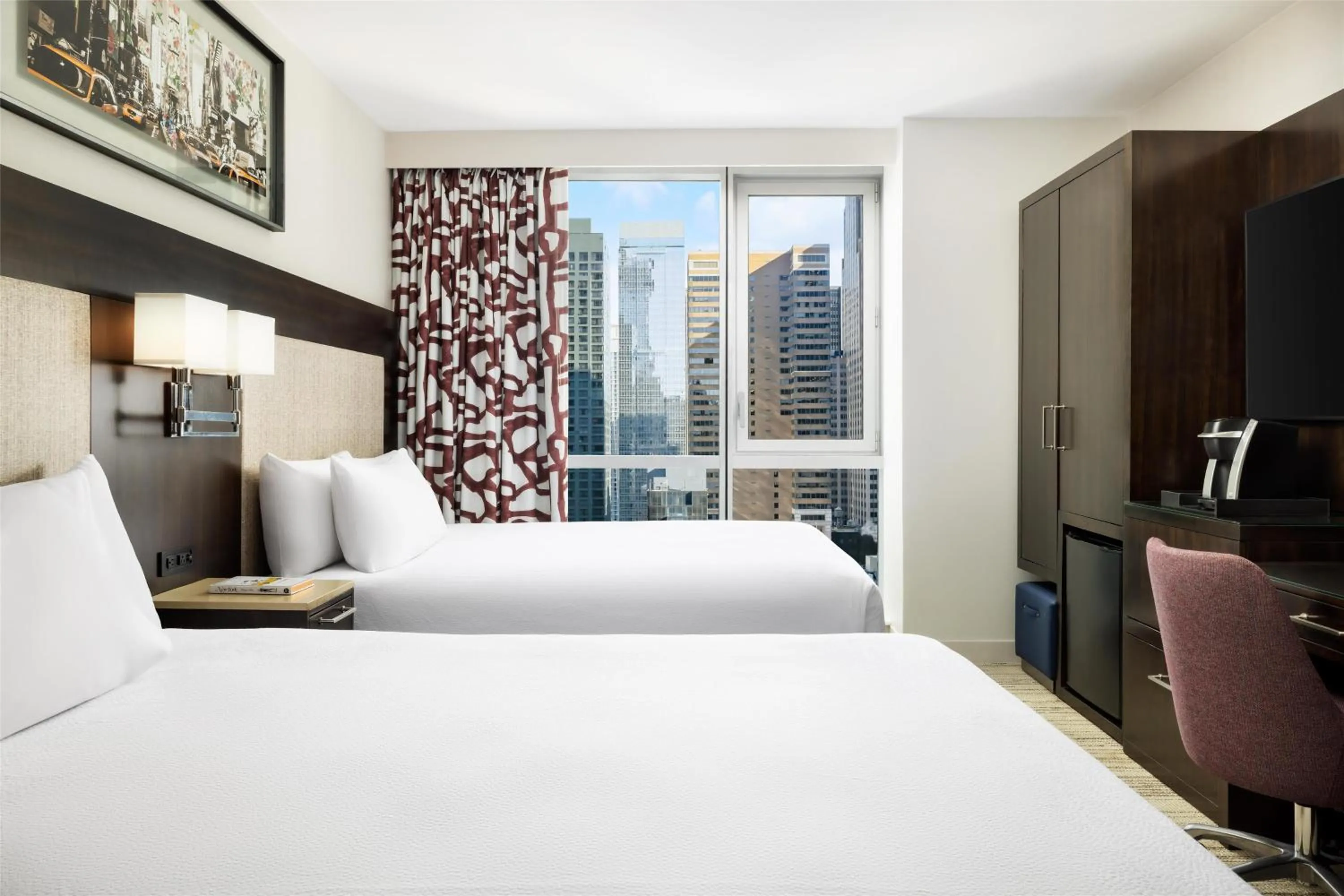 Bed in Hilton Garden Inn New York - Times Square Central