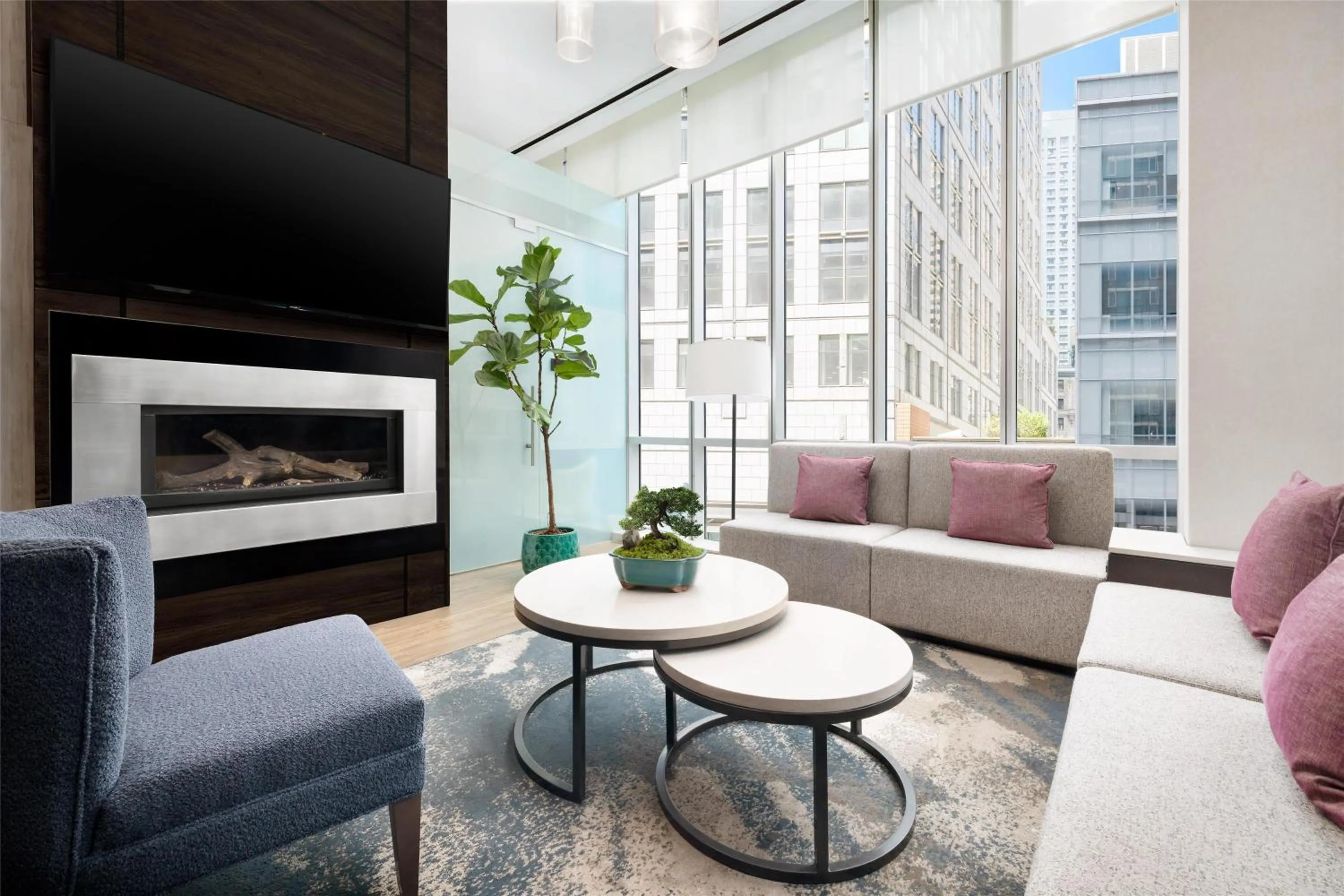 Lobby or reception in Hilton Garden Inn New York - Times Square Central