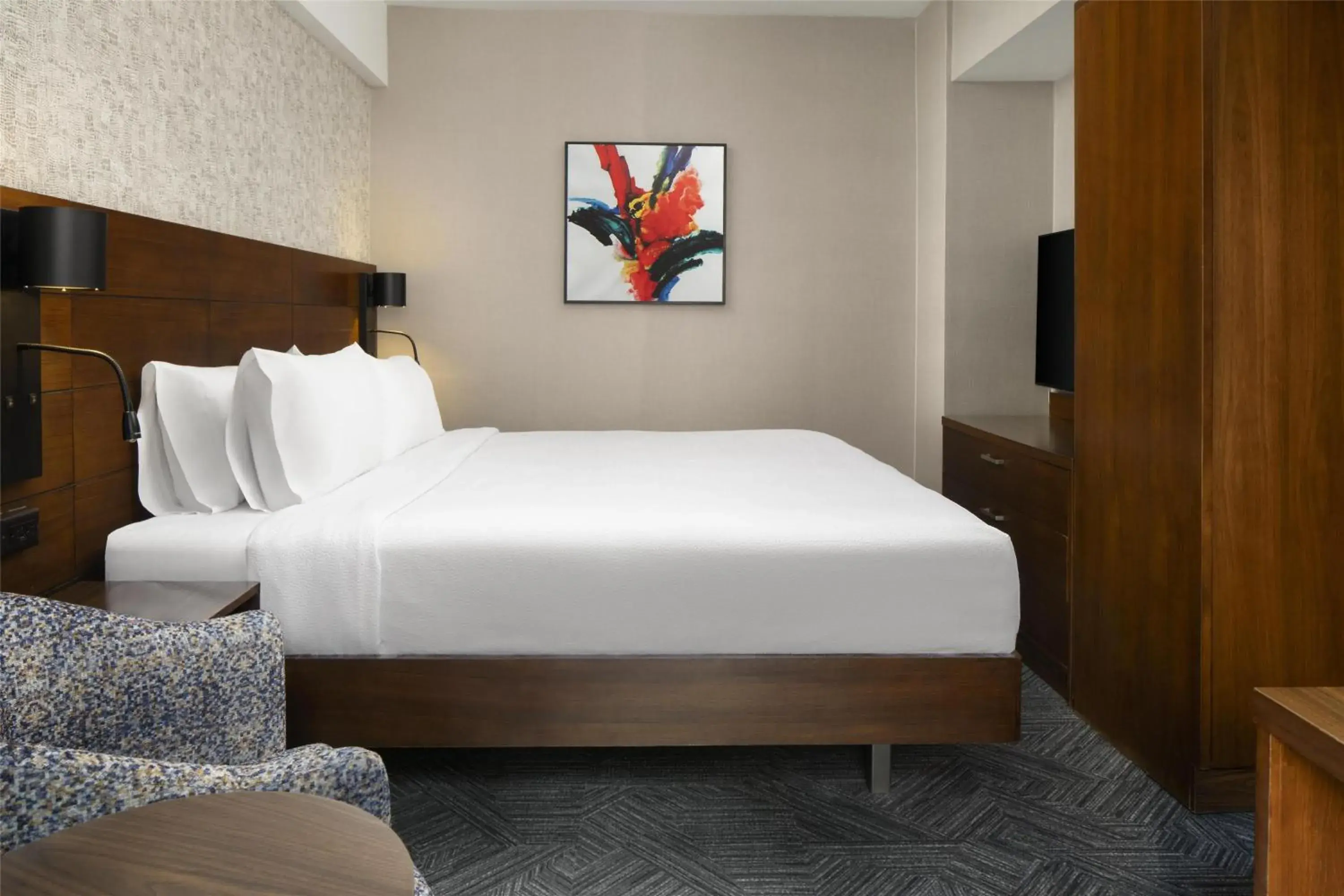 Bed in Hilton Garden Inn New York/Midtown Park Avenue Bed in Hilton Garden Inn New York/Midtown Park Avenue