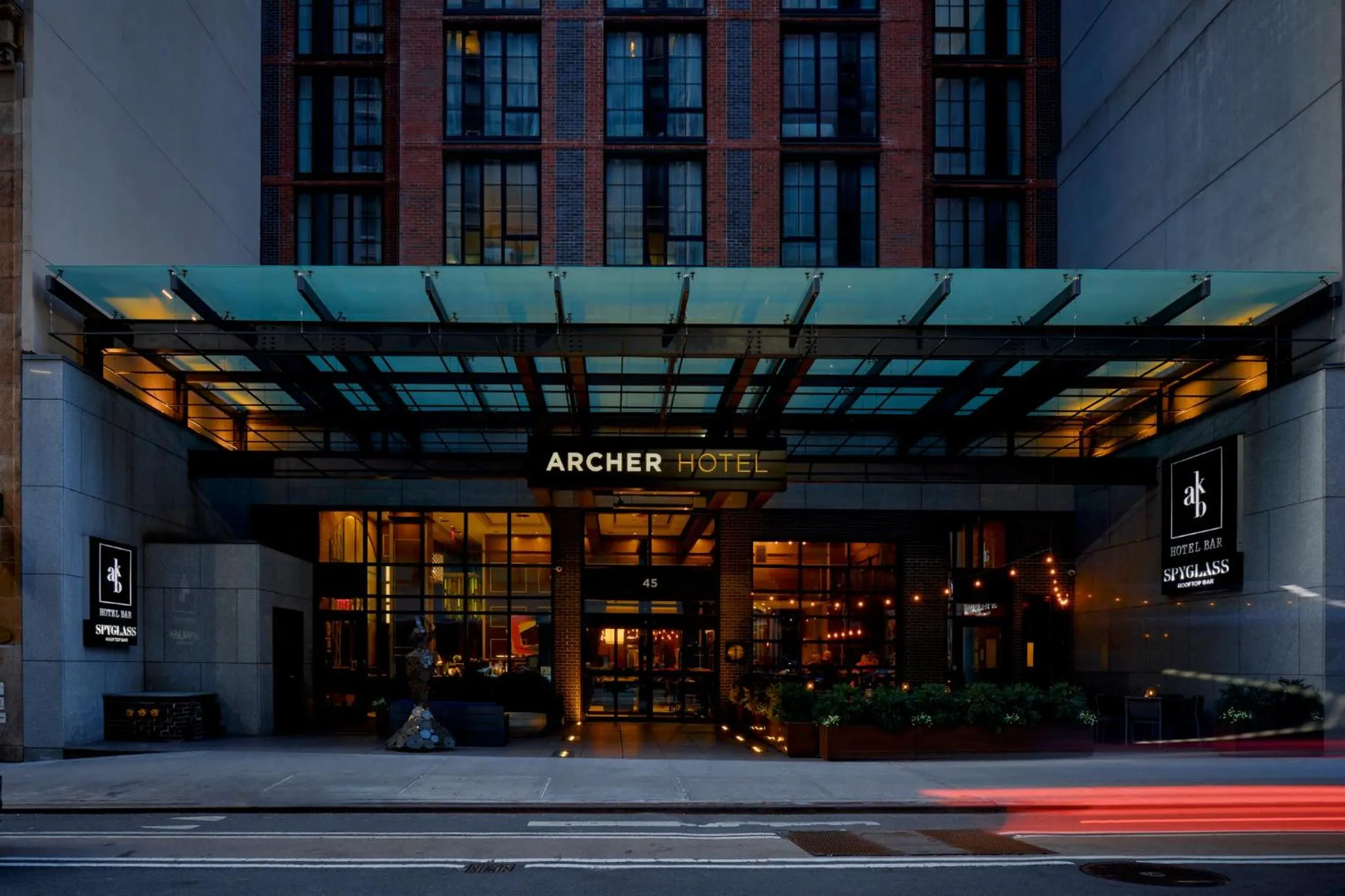 Property building in Archer Hotel New York