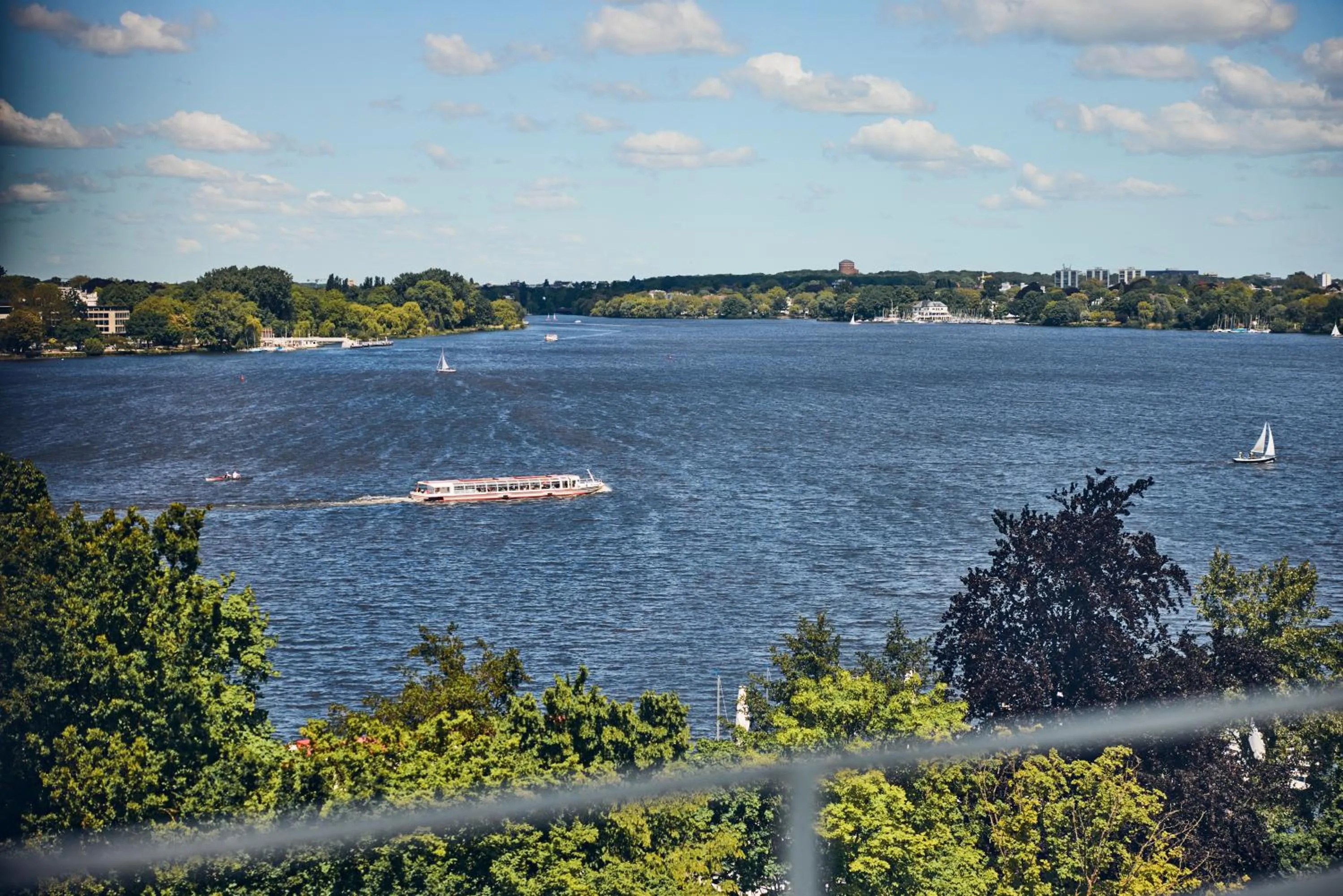 Lake view in Hotel Atlantic Hamburg, Autograph Collection