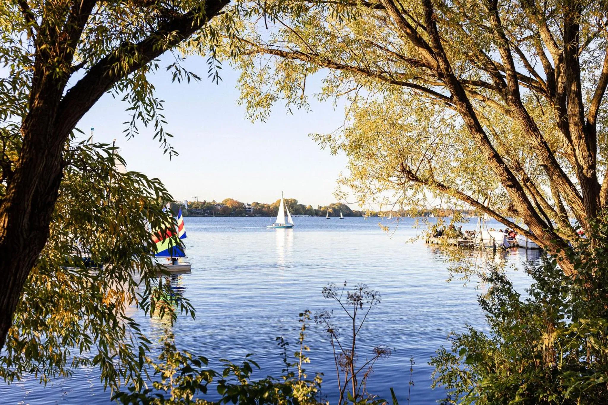 Lake view in Hotel Atlantic Hamburg, Autograph Collection