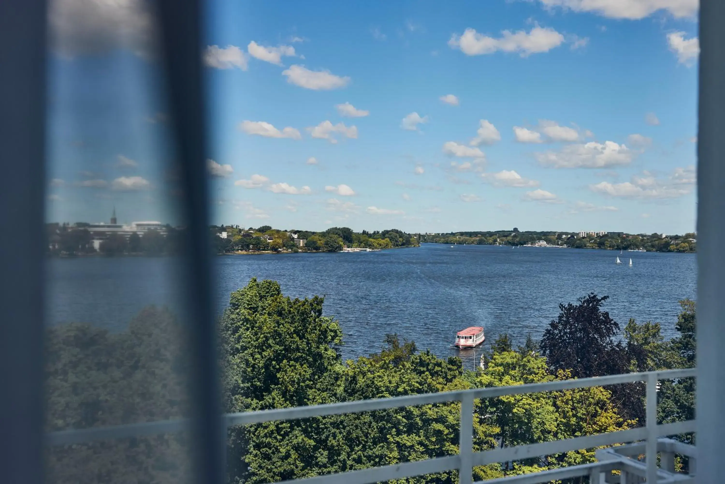 Lake view in Hotel Atlantic Hamburg, Autograph Collection Lake view in Hotel Atlantic Hamburg, Autograph Collection