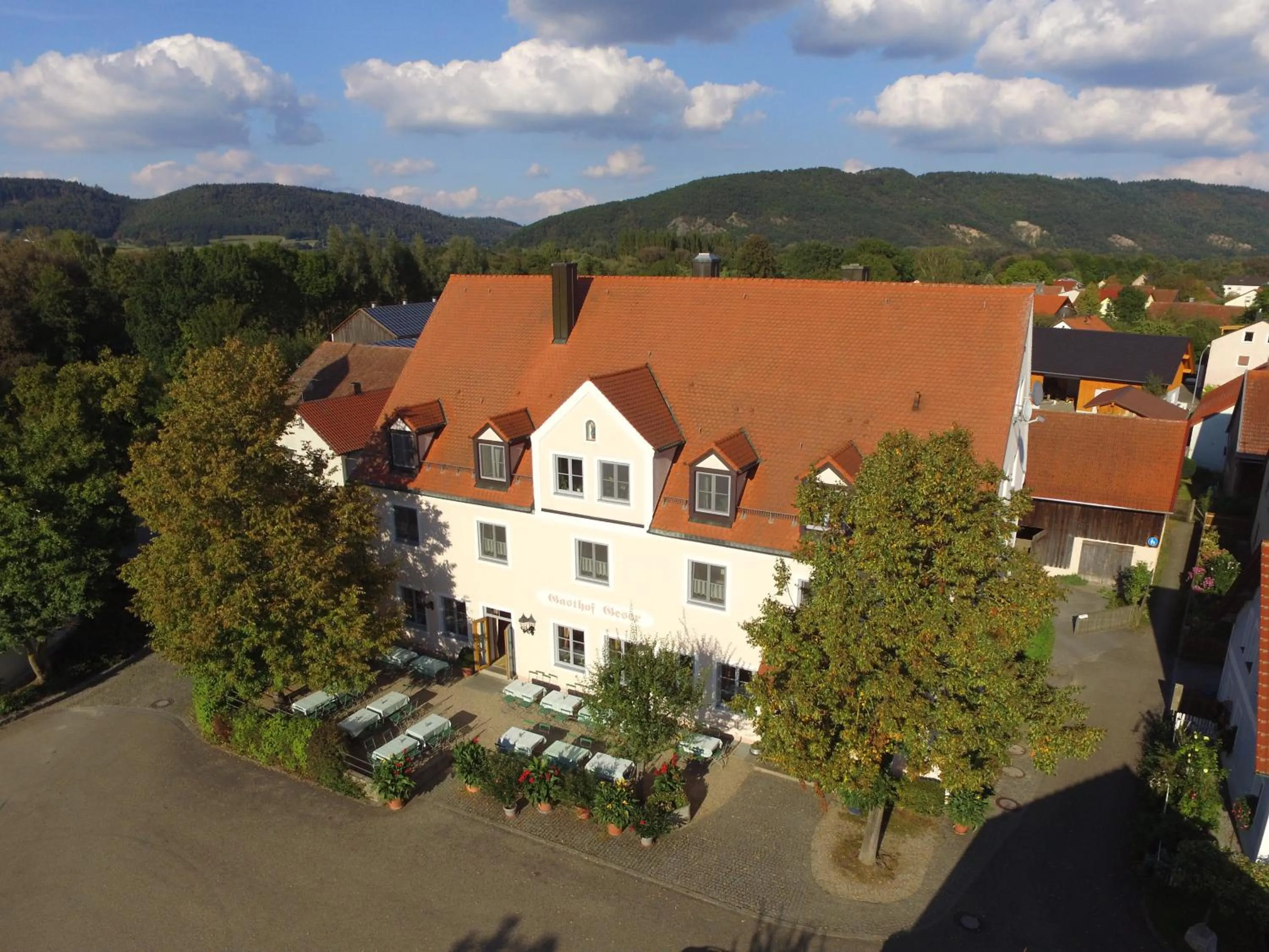 Bird's eye view in Landgasthof Geser
