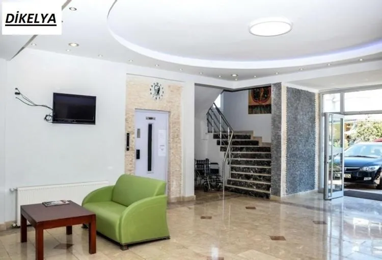 Text overlay in Dikelya Hotel