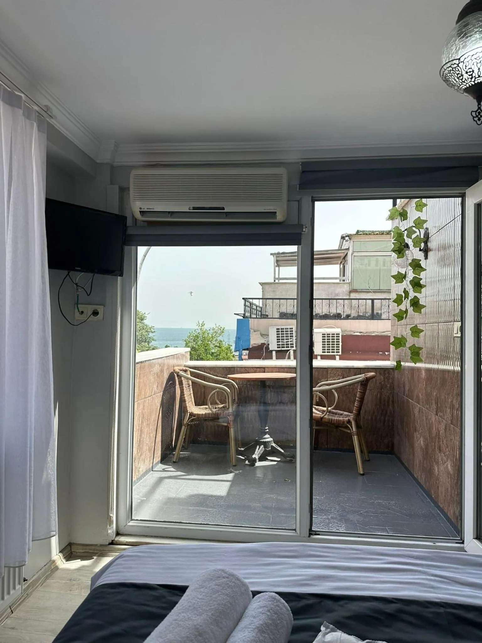 Patio in Rose Bouquets Hotel