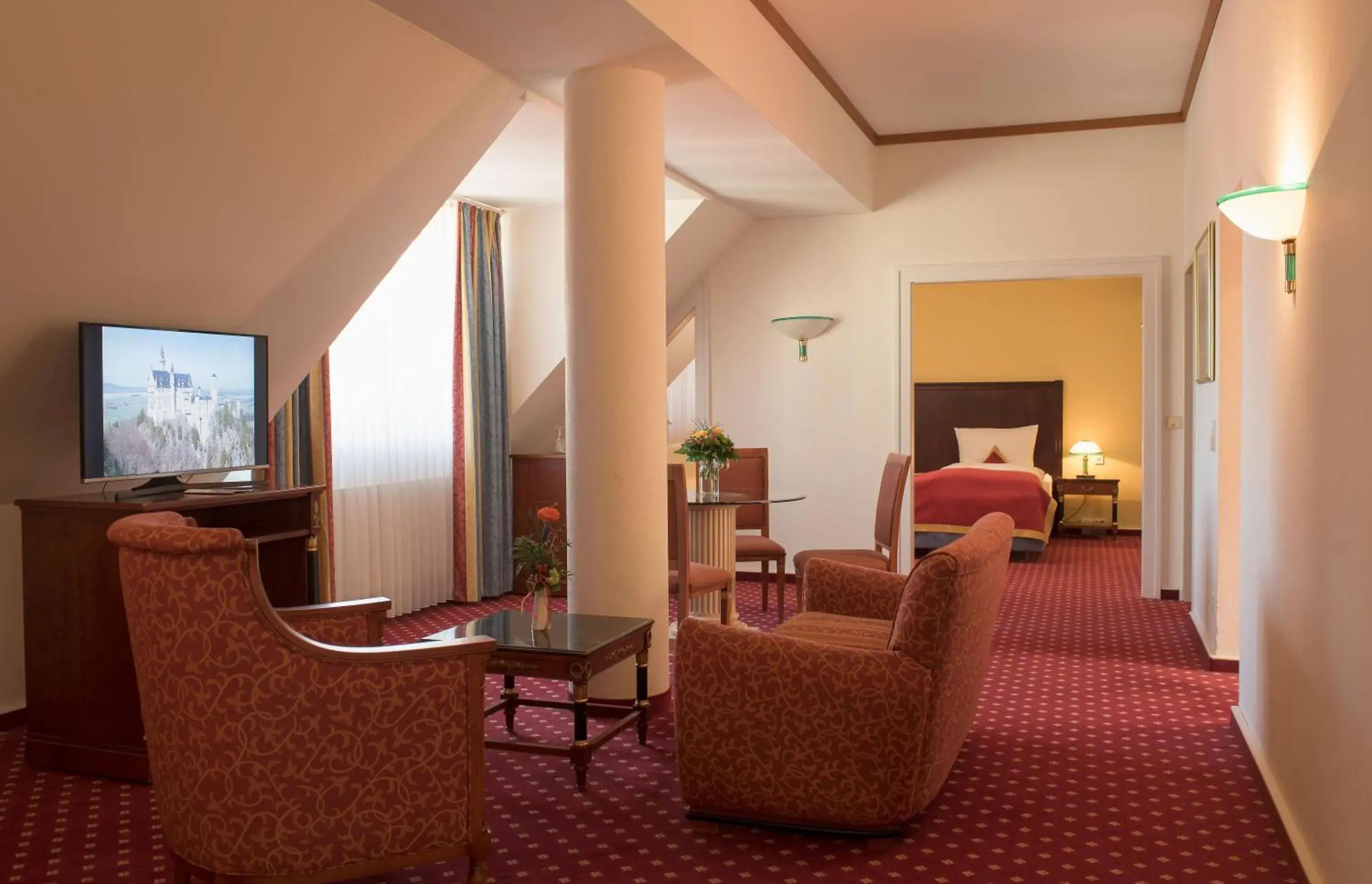 Living room in Luitpoldpark-Hotel Living room in Luitpoldpark-Hotel