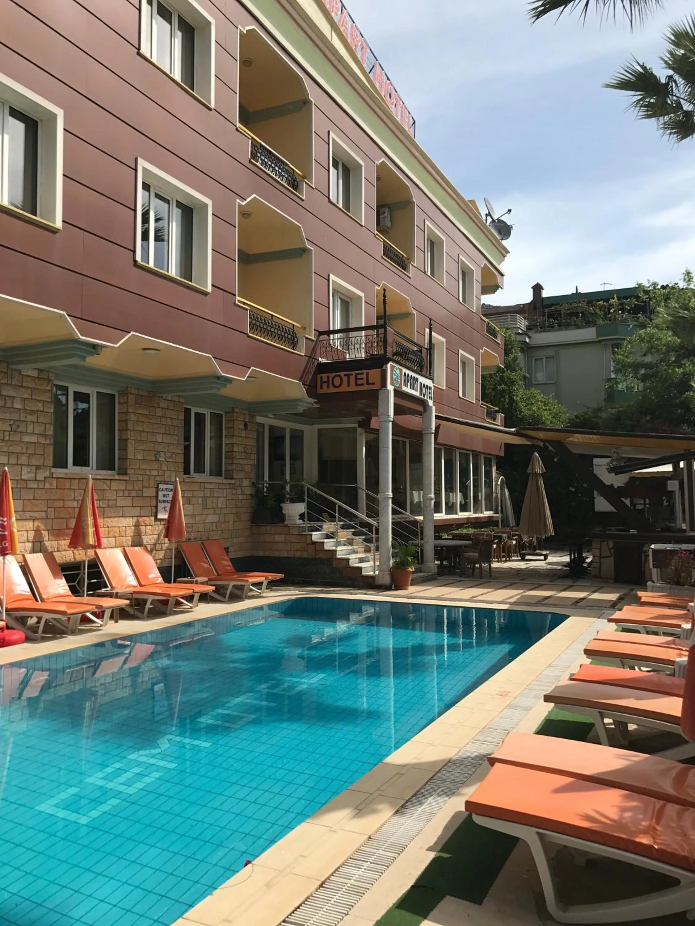 Swimming pool in Blue Yacht Marina Apart Hotel