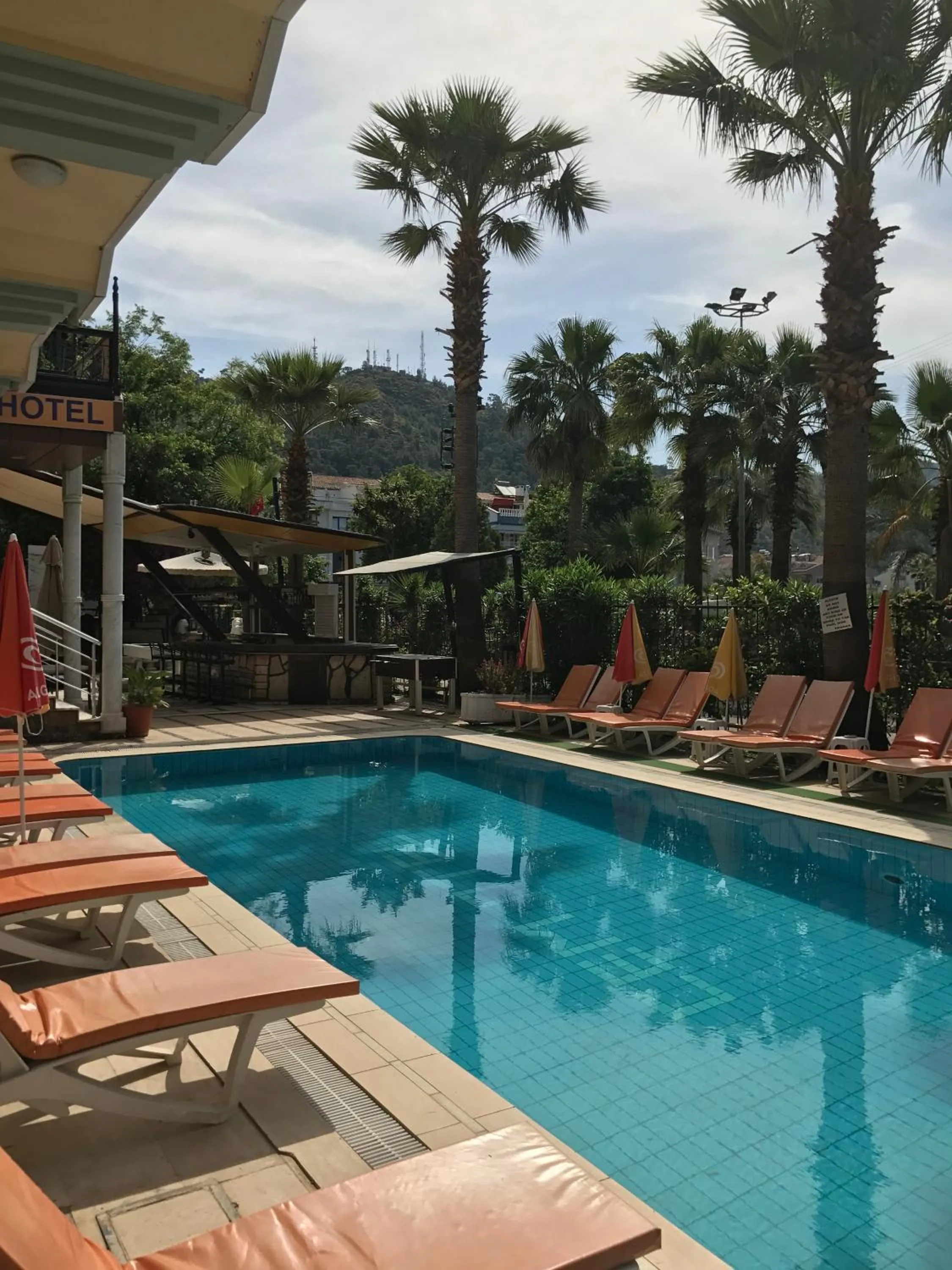 Swimming pool in Blue Yacht Marina Apart Hotel