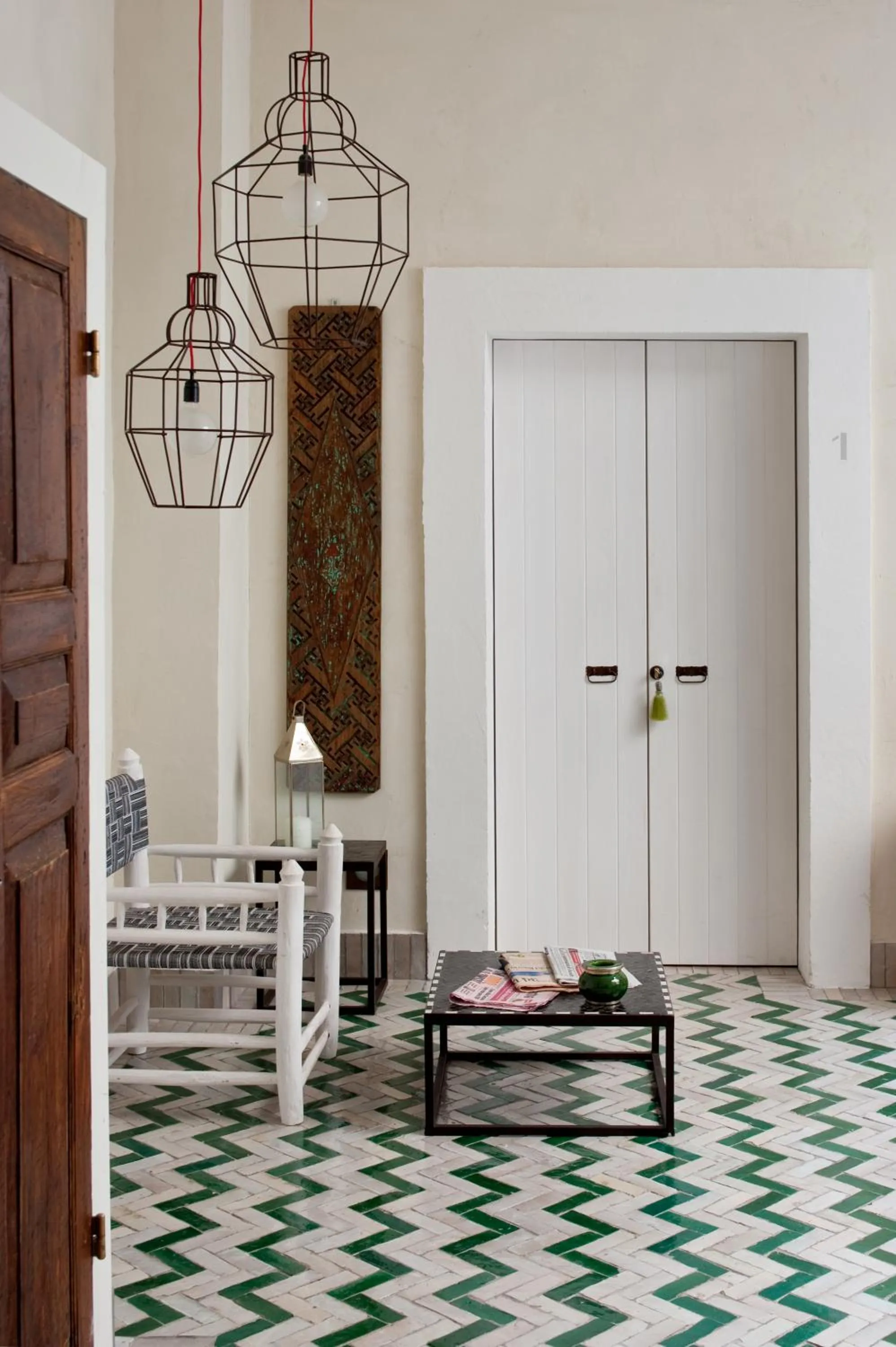 Lobby or reception in La Casa Dell'Arancio