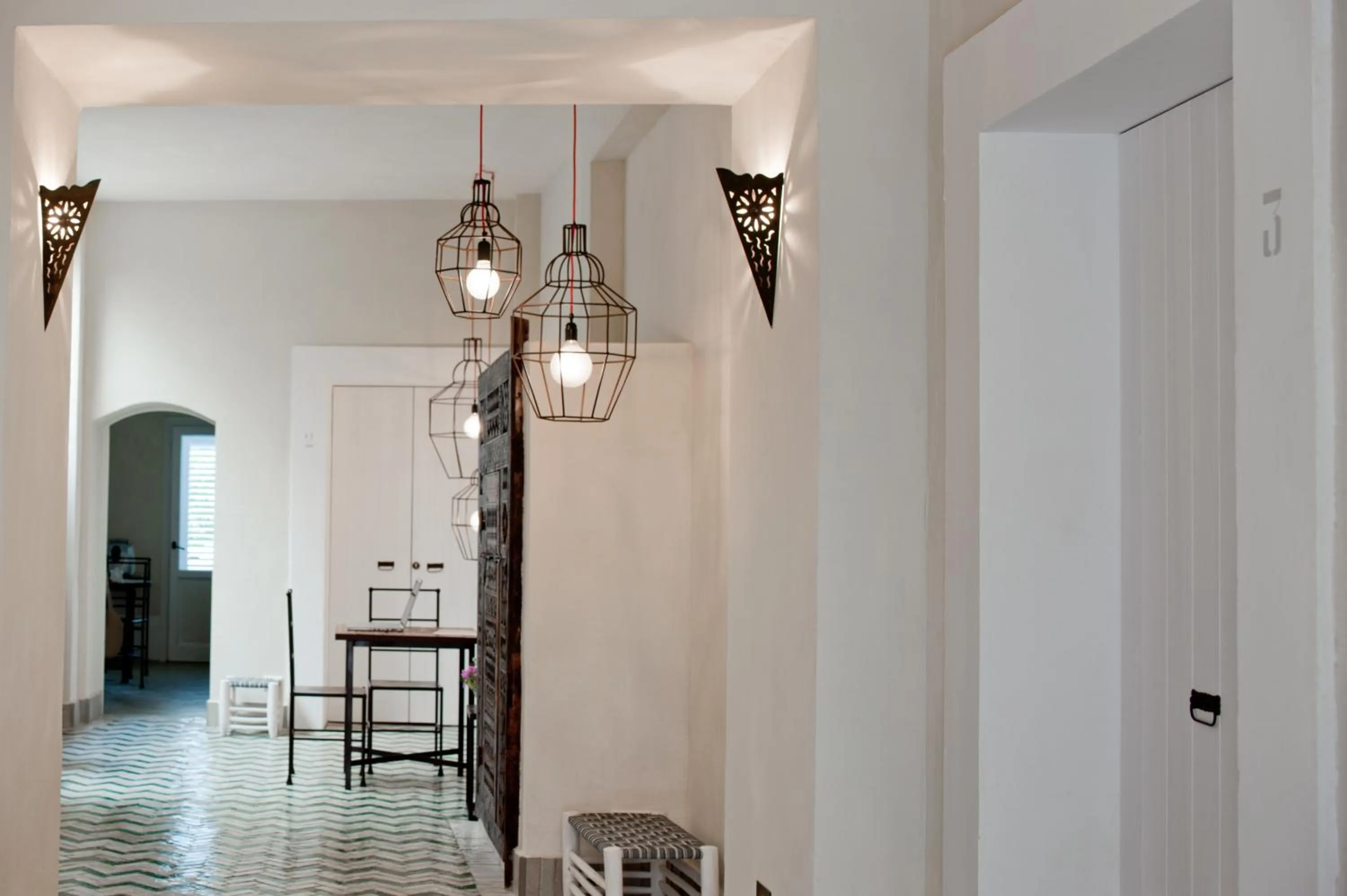 Lobby or reception in La Casa Dell'Arancio