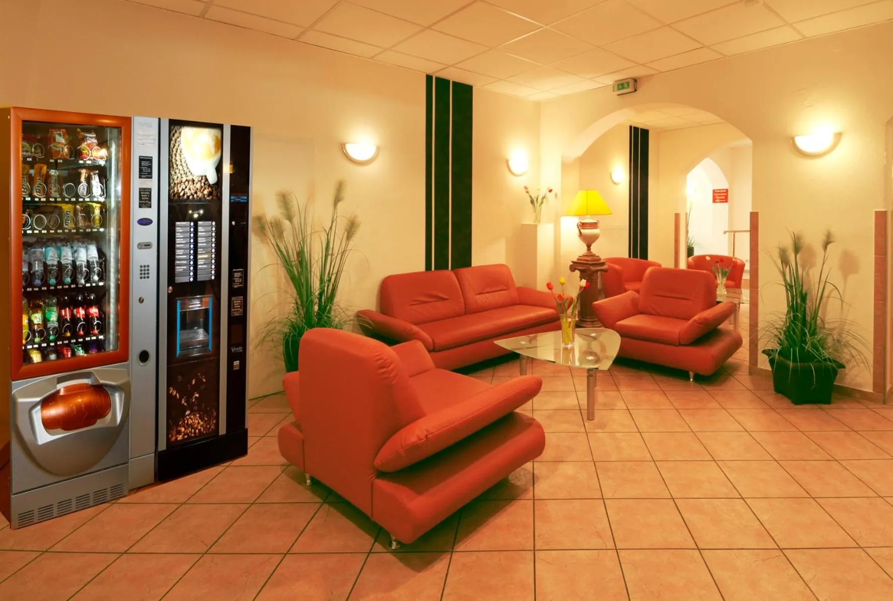 Lobby or reception in Self-Check-In Hotel Constantin