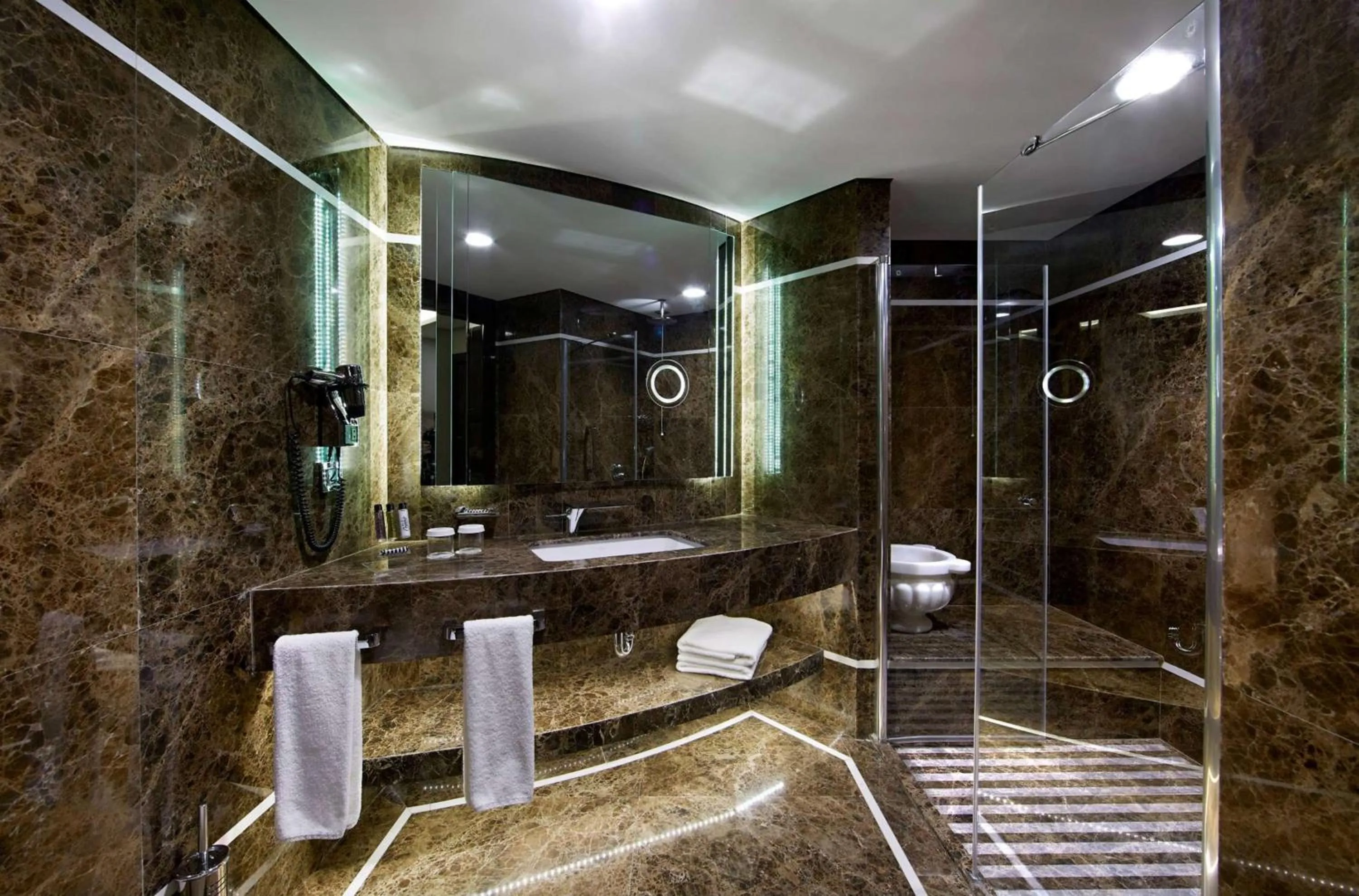 Bathroom in DoubleTree by Hilton Istanbul Gayrettepe