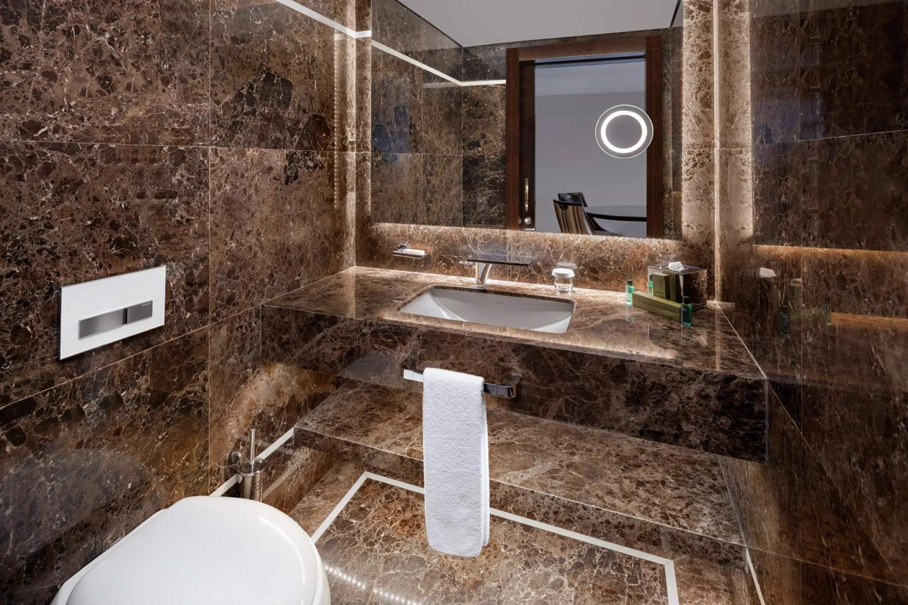 Bathroom in DoubleTree by Hilton Istanbul Gayrettepe
