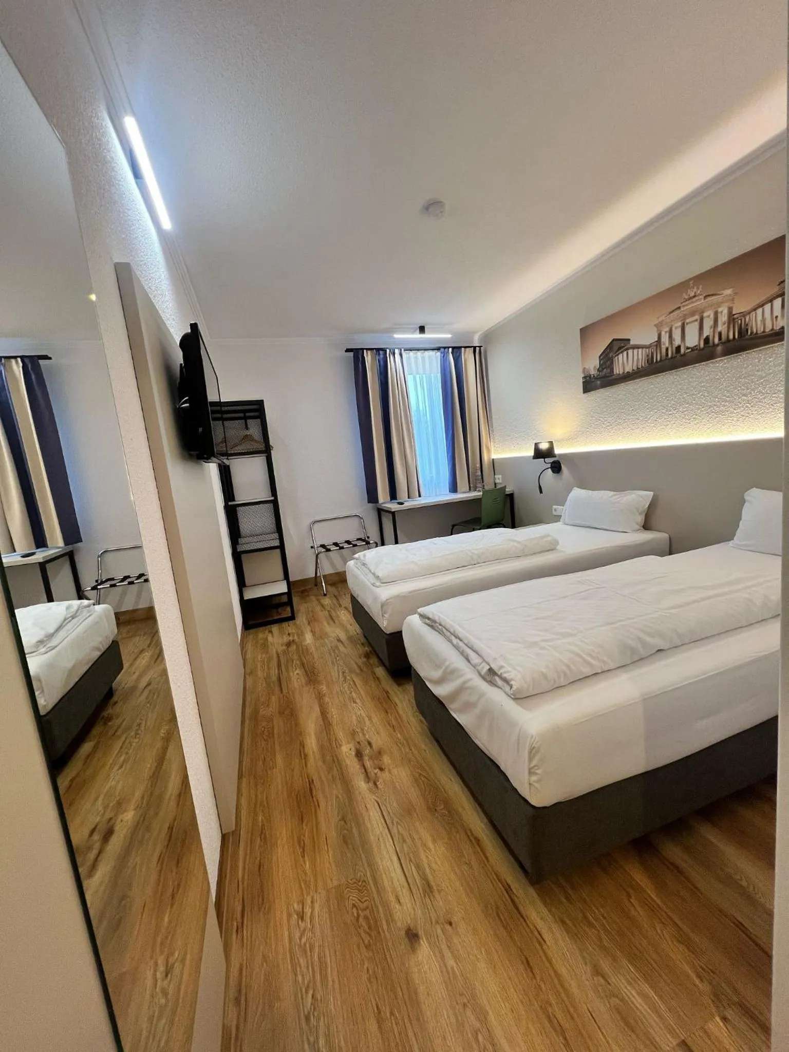 Bed in Plaza Inn Berlin Süd Ludwigsfelde