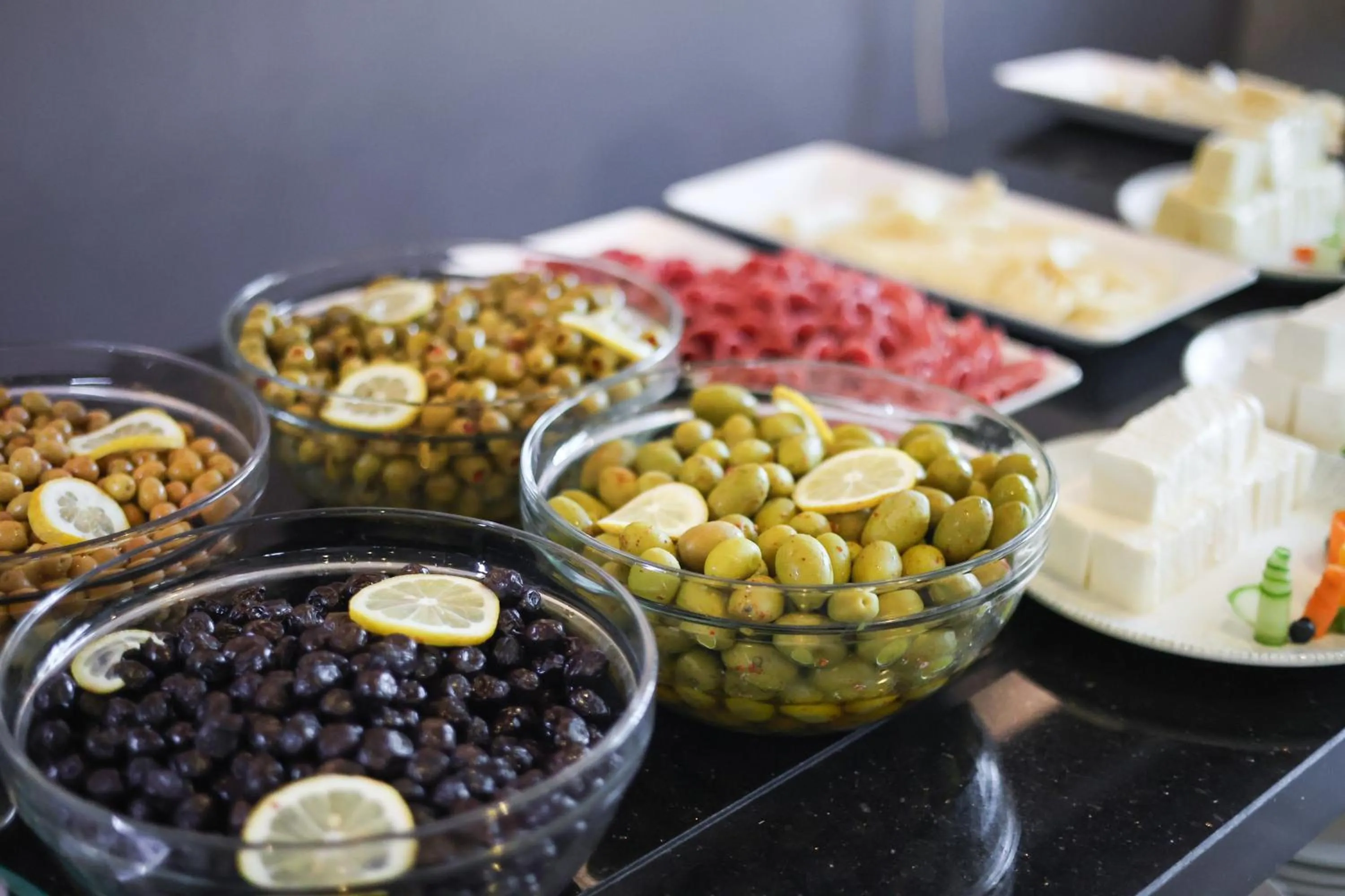 Buffet breakfast in Asli Hotel