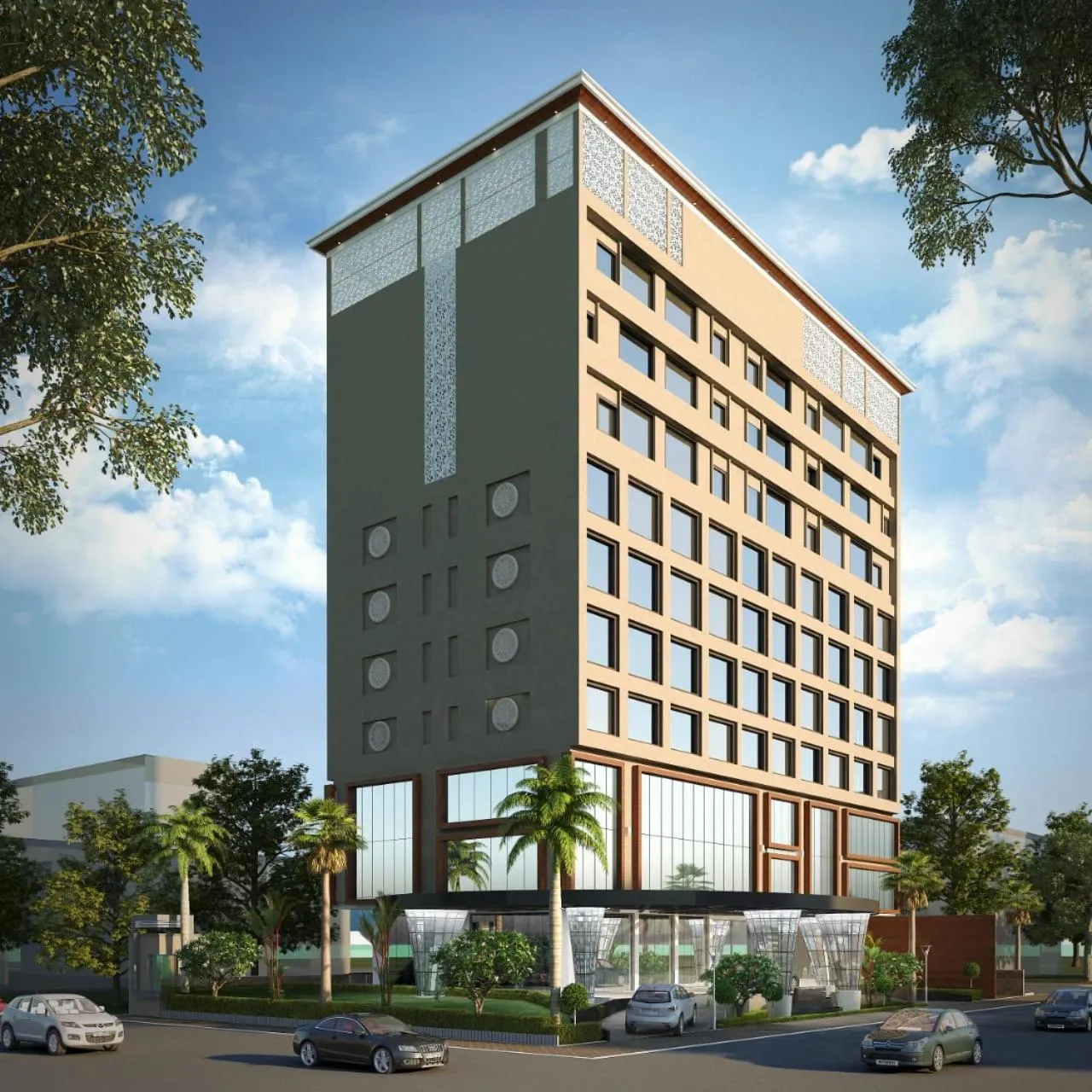 Property building in Hotel Clarks Premier ,Kota