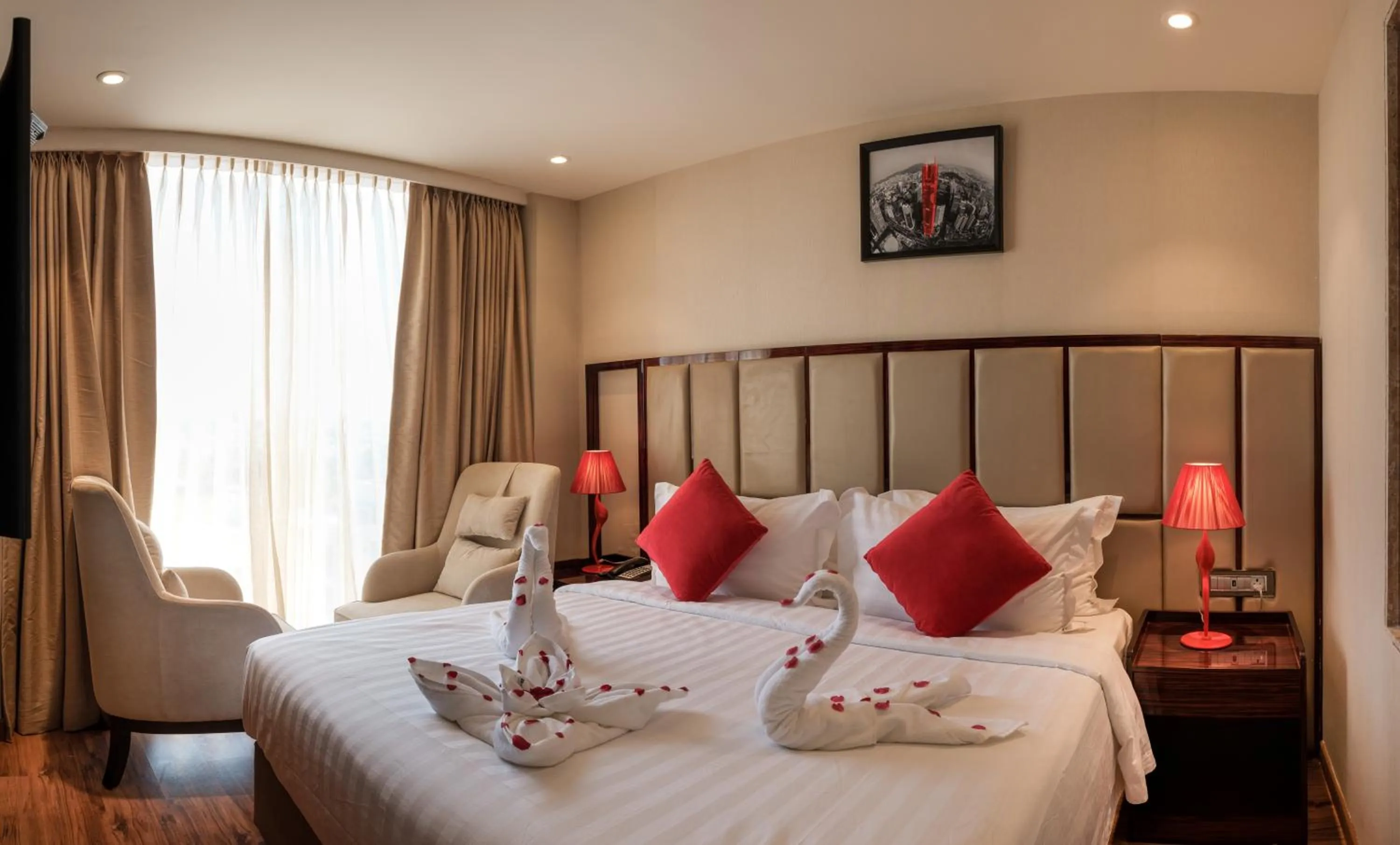 Bed in Hotel Clarks Premier ,Kota