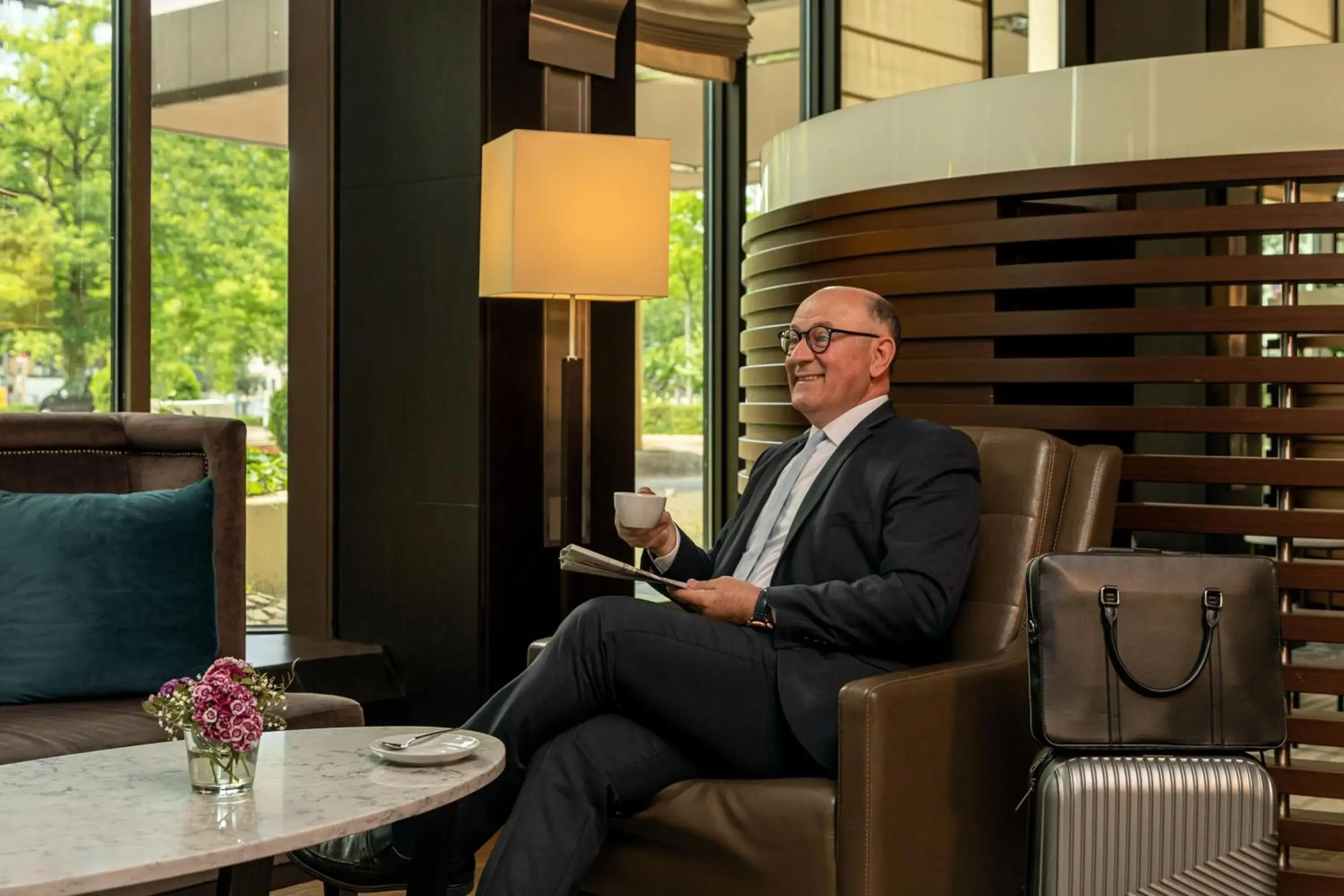 Lobby or reception in Sheraton Essen Hotel Lobby or reception in Sheraton Essen Hotel