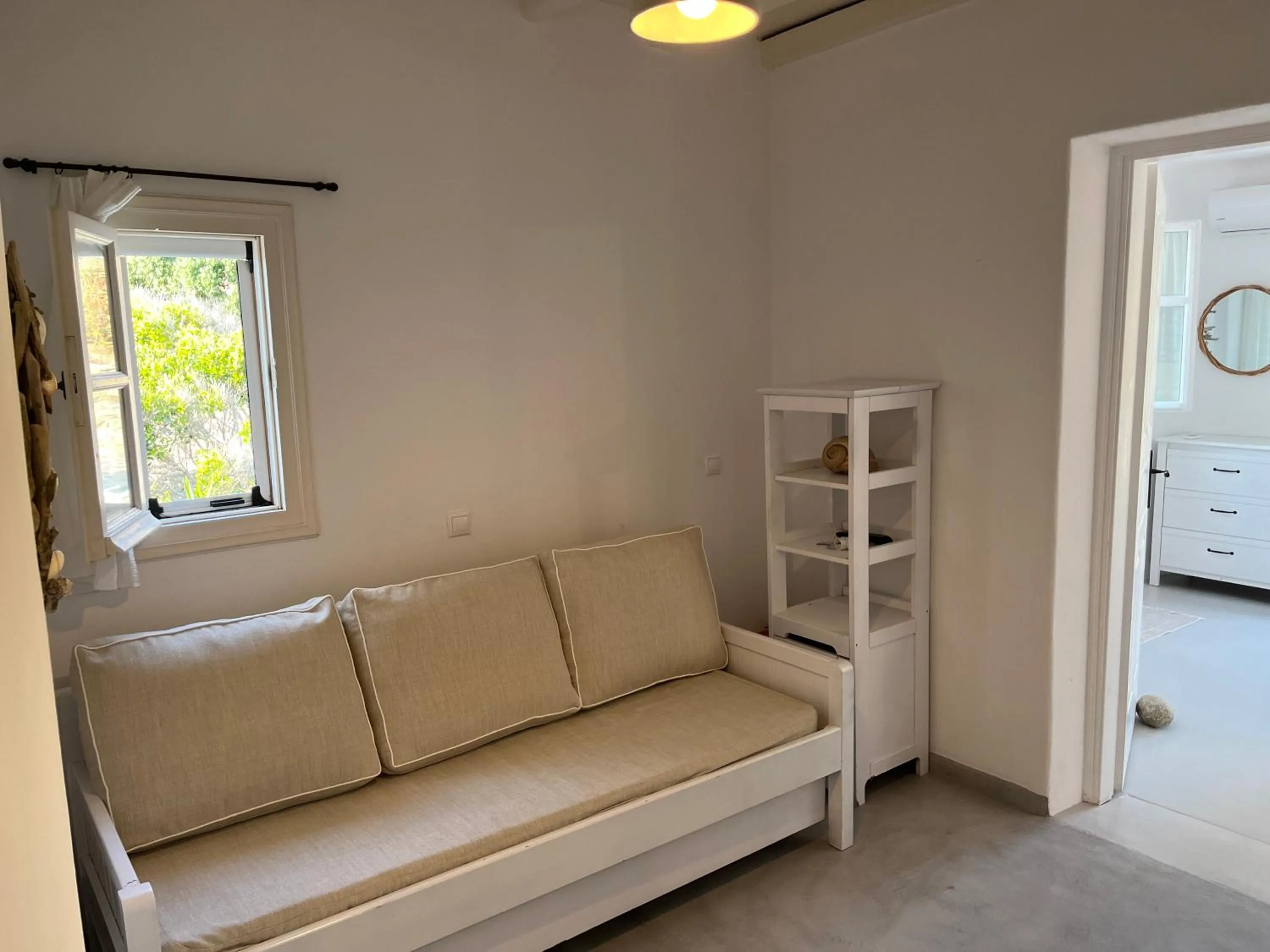 Living room, Bed in Navy Blue Suites