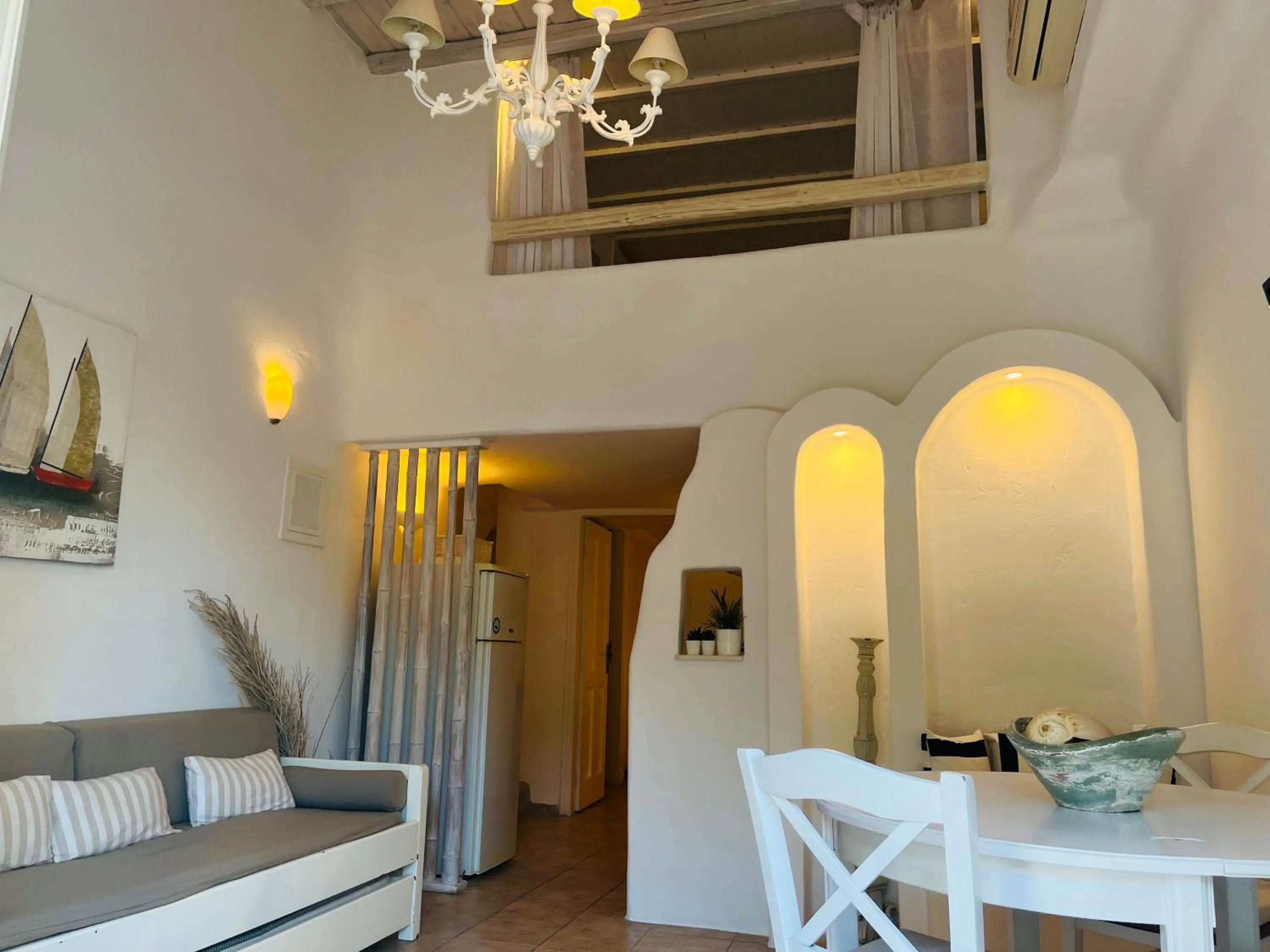 Living room in Navy Blue Suites
