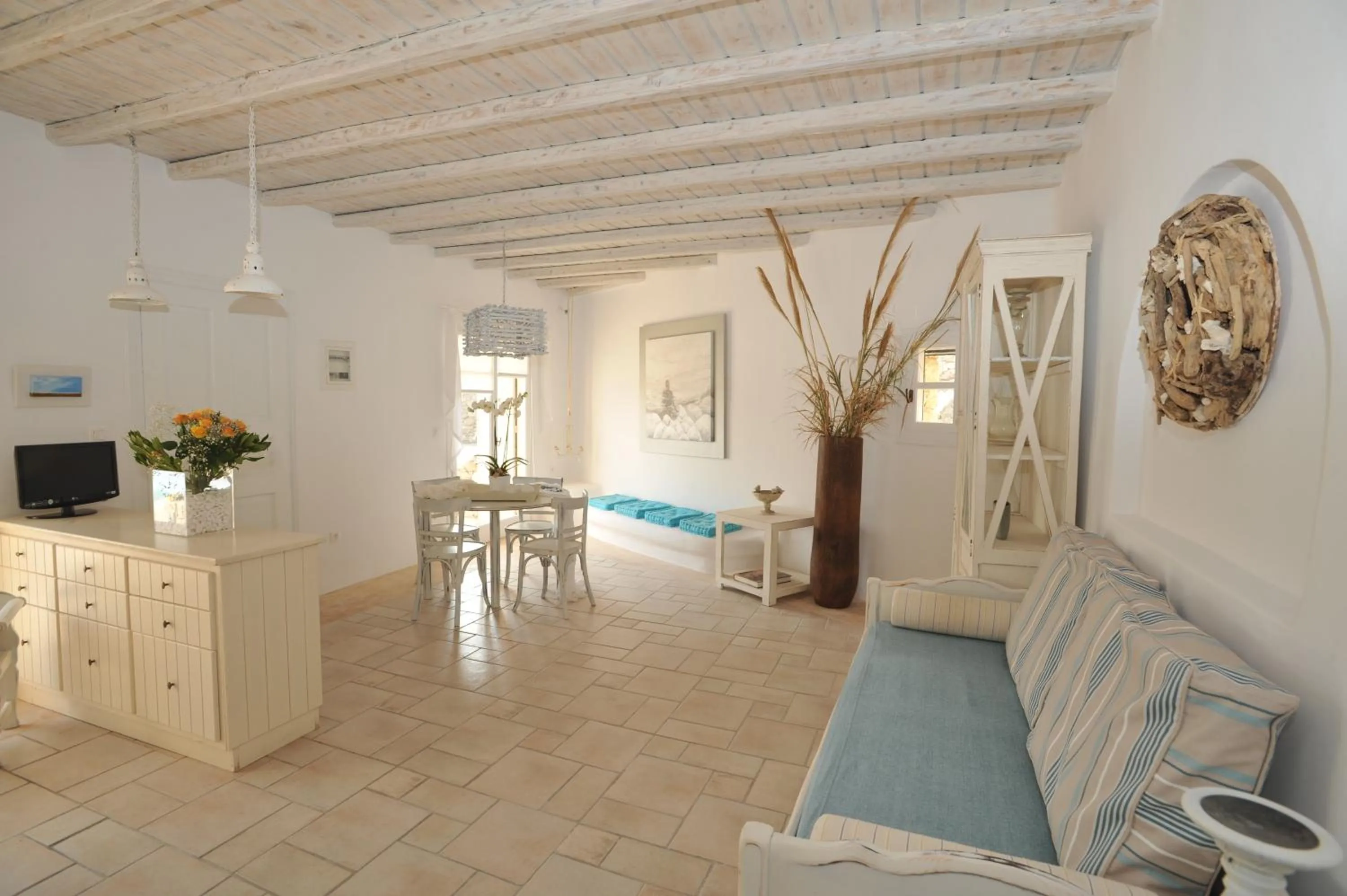 Living room in Navy Blue Suites