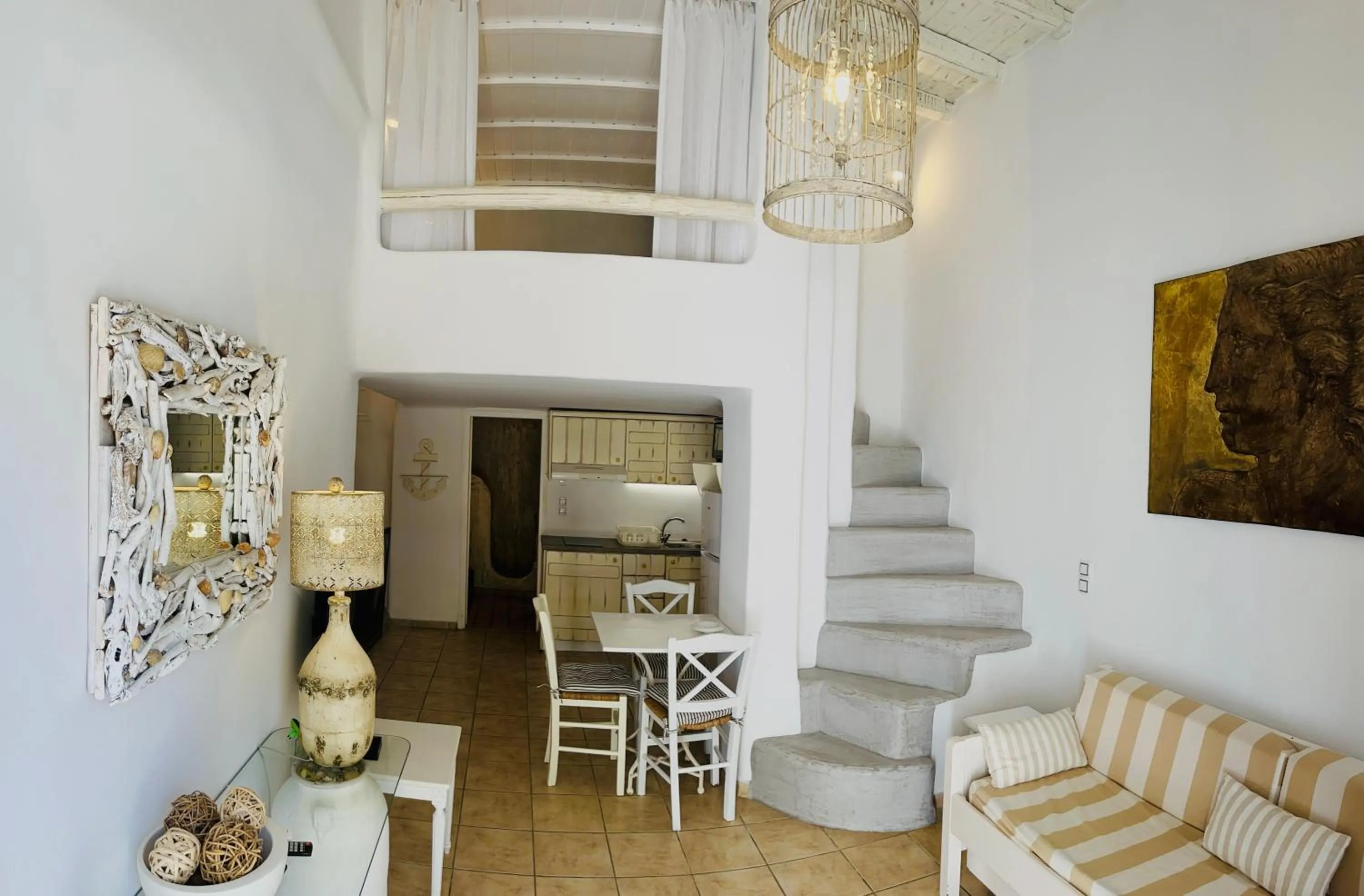 Living room in Navy Blue Suites