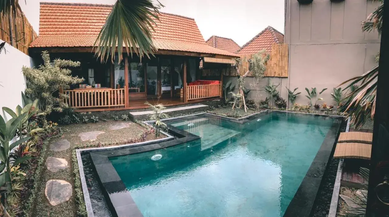 Bungalow with Garden View in Villa Rumah Lumbung The Wooden House Bungalow with Garden View in Villa Rumah Lumbung The Wooden House