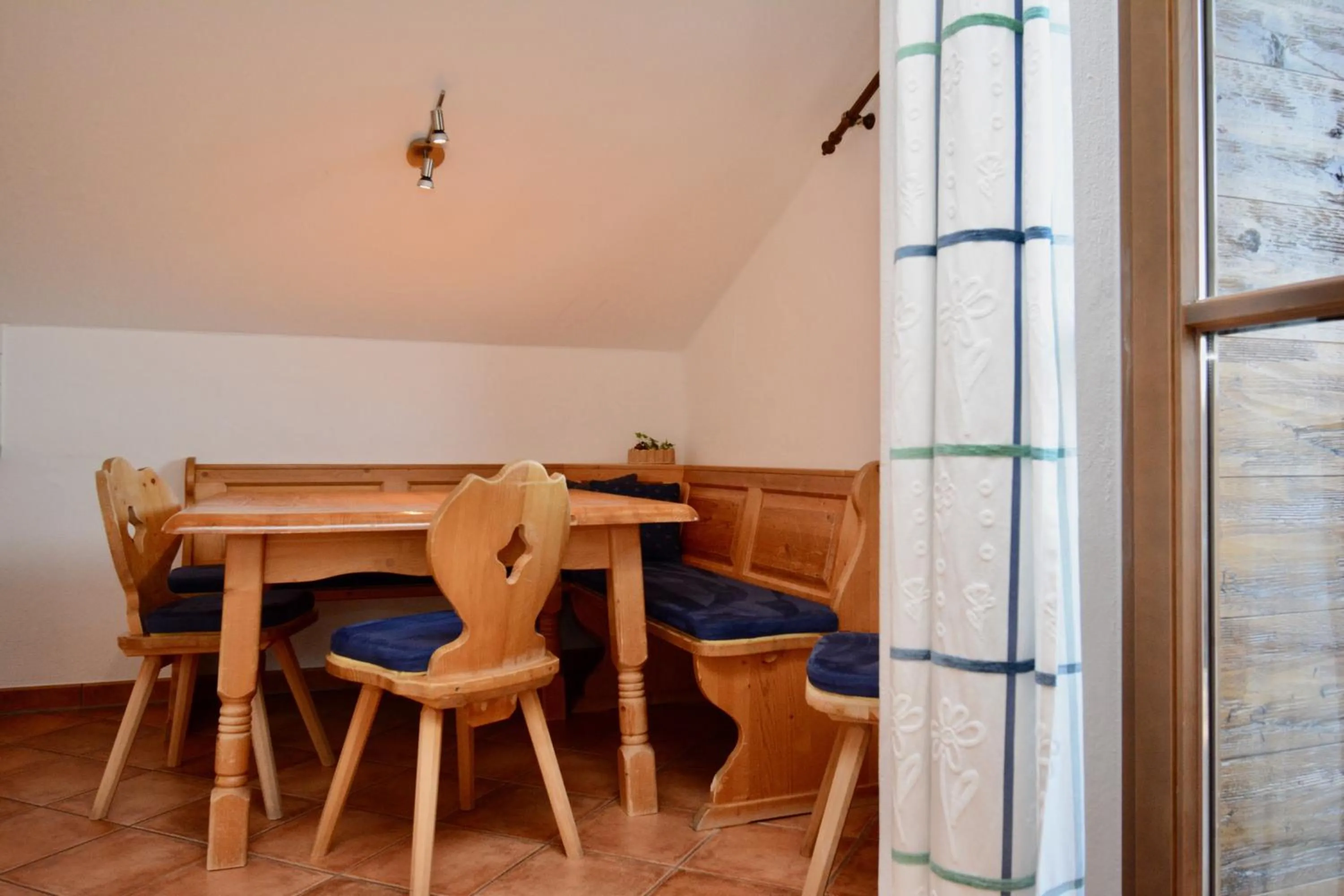 Dining area in Appartement Oberschernthann
