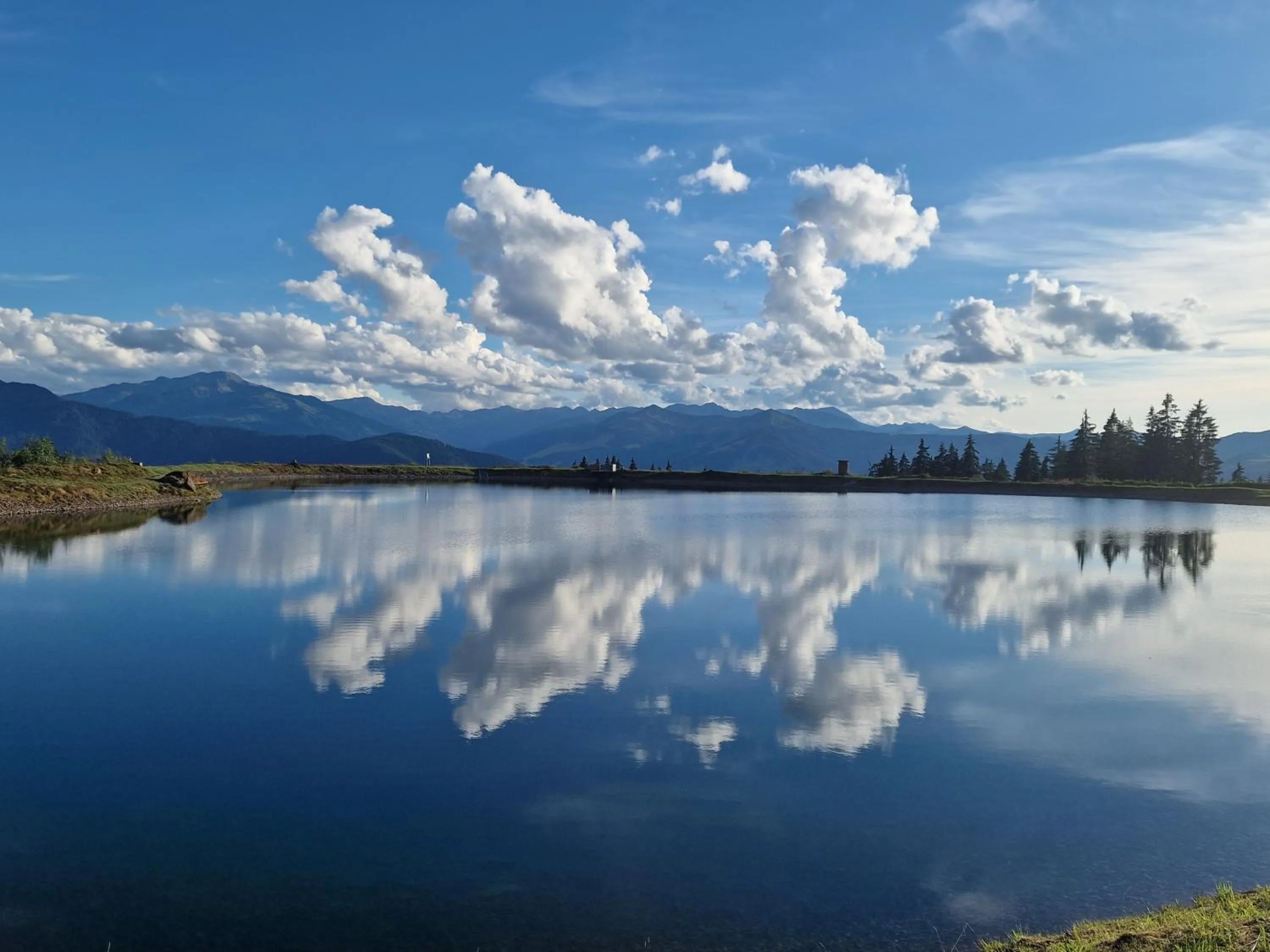 Natural landscape in Appartement Oberschernthann