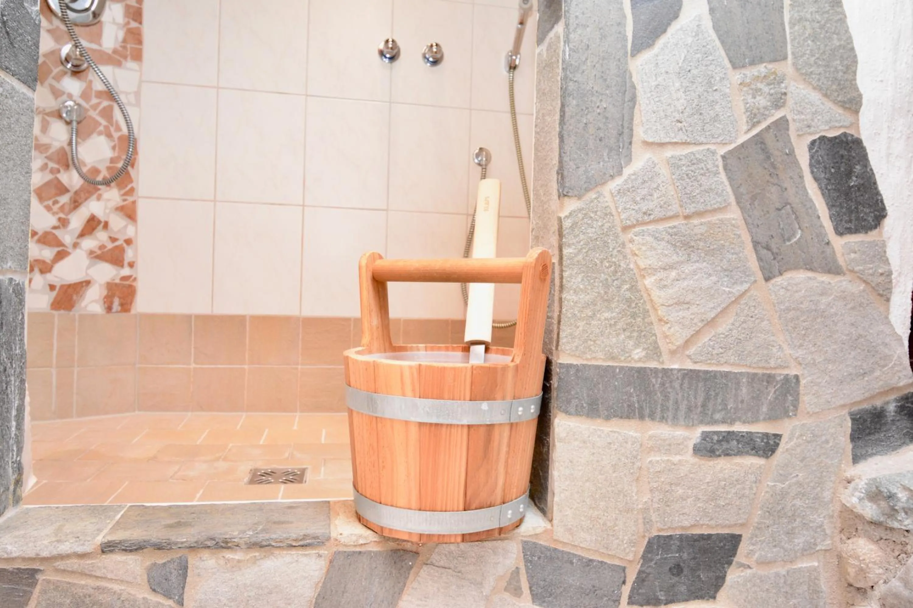 Sauna in Appartement Oberschernthann