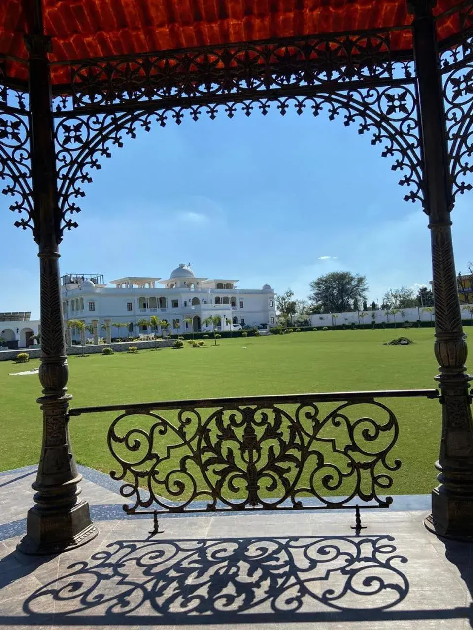 Garden view in Umaid Farm Resort- A Legancy Vintage Stay In Jaipur Garden view in Umaid Farm Resort- A Legancy Vintage Stay In Jaipur