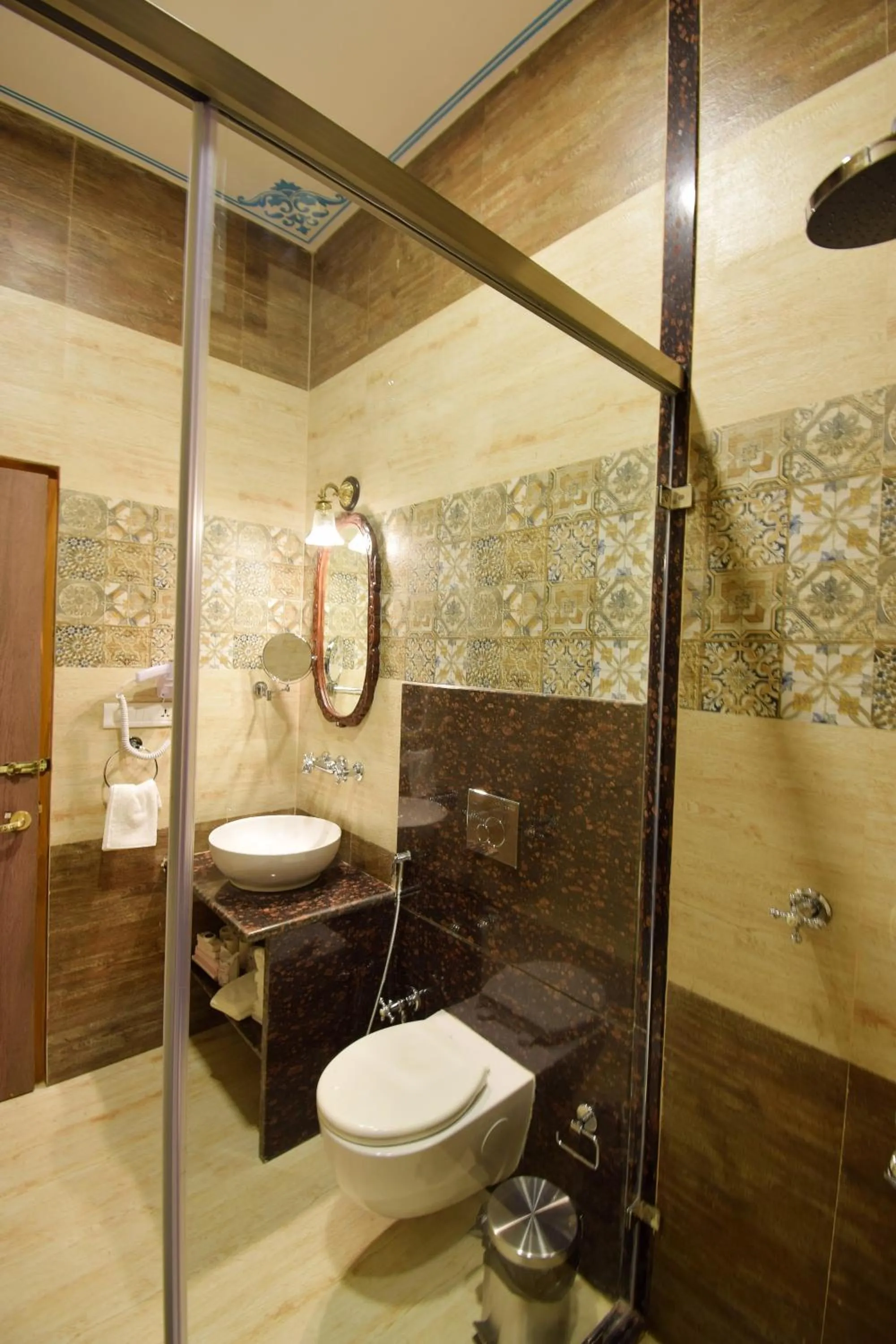 Bathroom in Umaid Farm Resort- A Legancy Vintage Stay In Jaipur