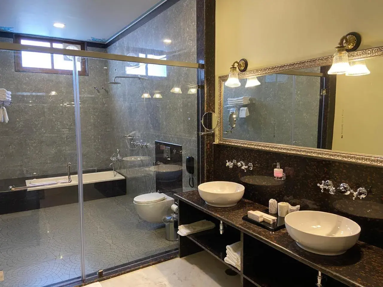 Bathroom in Umaid Farm Resort- A Legancy Vintage Stay In Jaipur Bathroom in Umaid Farm Resort- A Legancy Vintage Stay In Jaipur