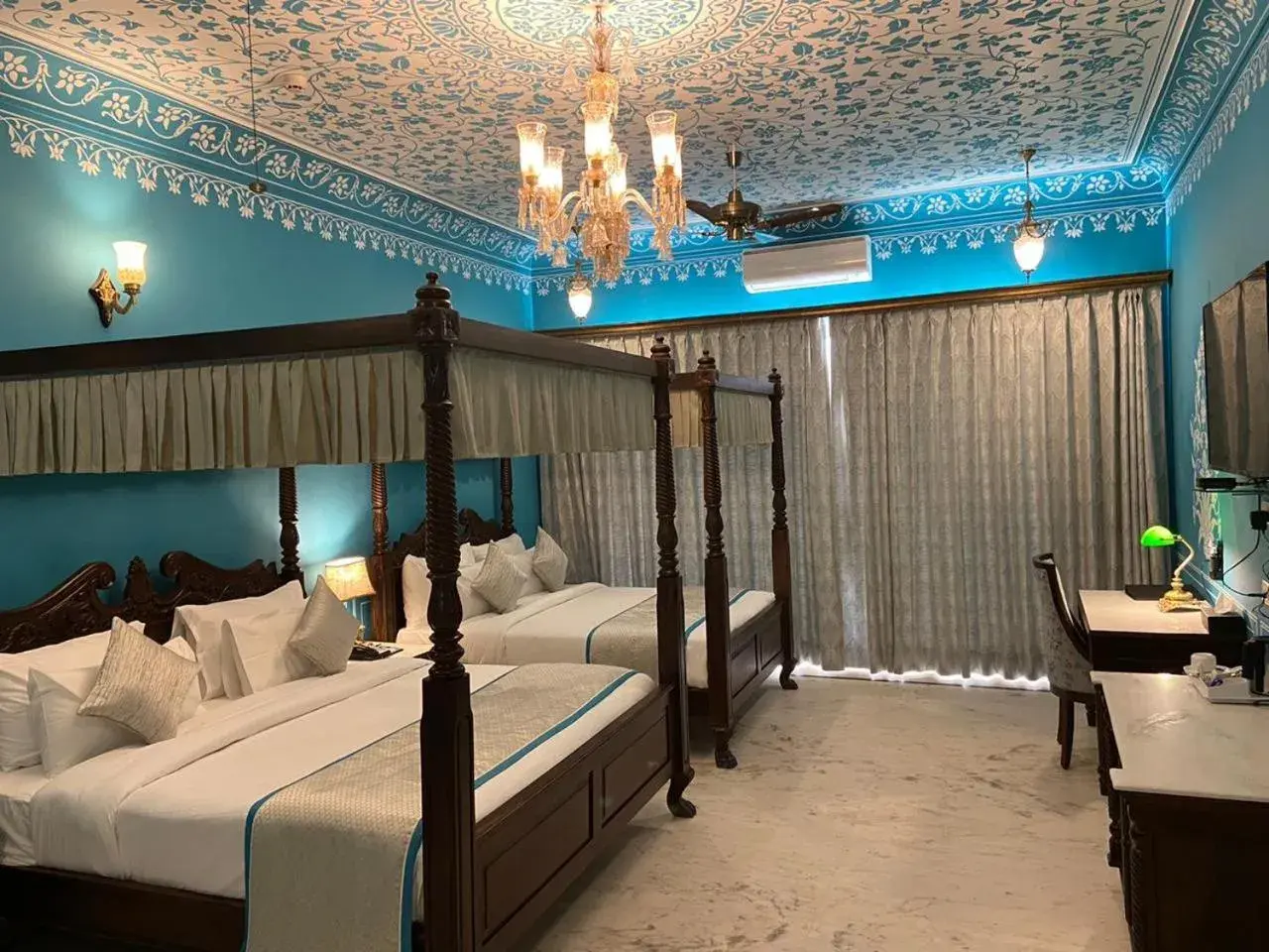 View (from property/room), Bed in Umaid Farm Resort- A Legancy Vintage Stay In Jaipur View (from property/room), Bed in Umaid Farm Resort- A Legancy Vintage Stay In Jaipur