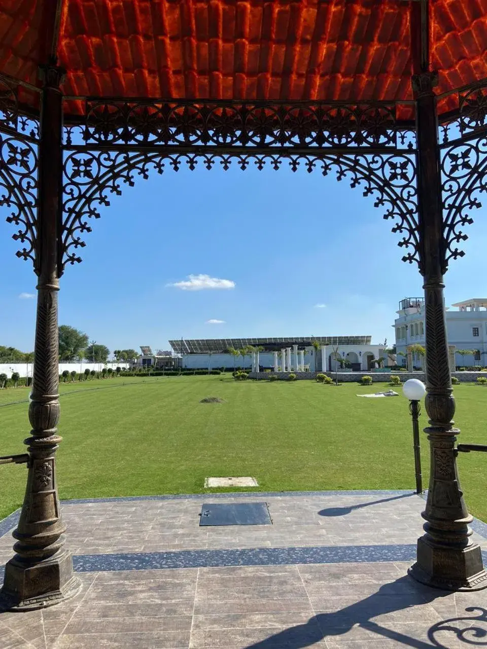 Garden view in Umaid Farm Resort- A Legancy Vintage Stay In Jaipur Garden view in Umaid Farm Resort- A Legancy Vintage Stay In Jaipur
