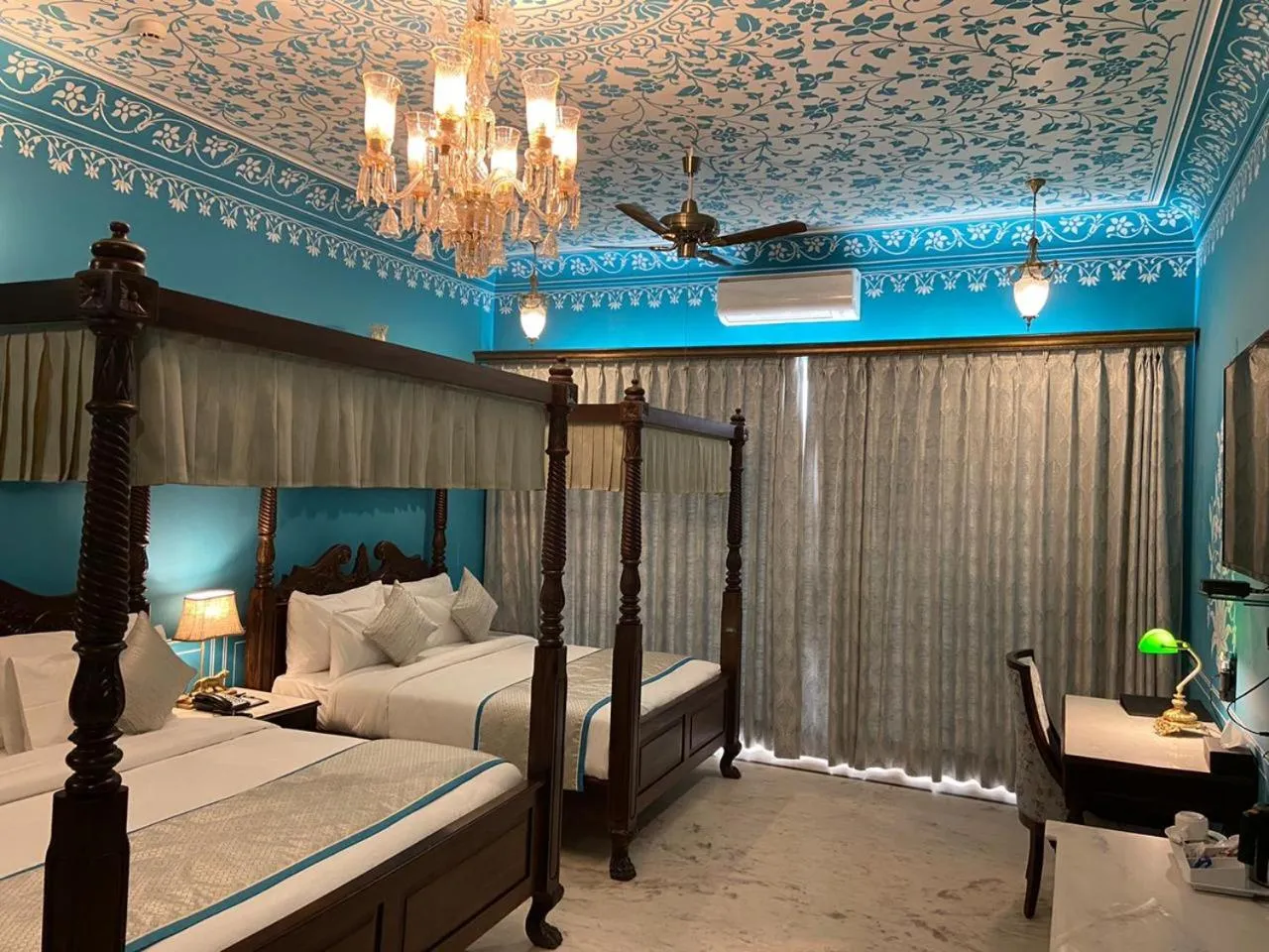 Bedroom, Bed in Umaid Farm Resort- A Legancy Vintage Stay In Jaipur