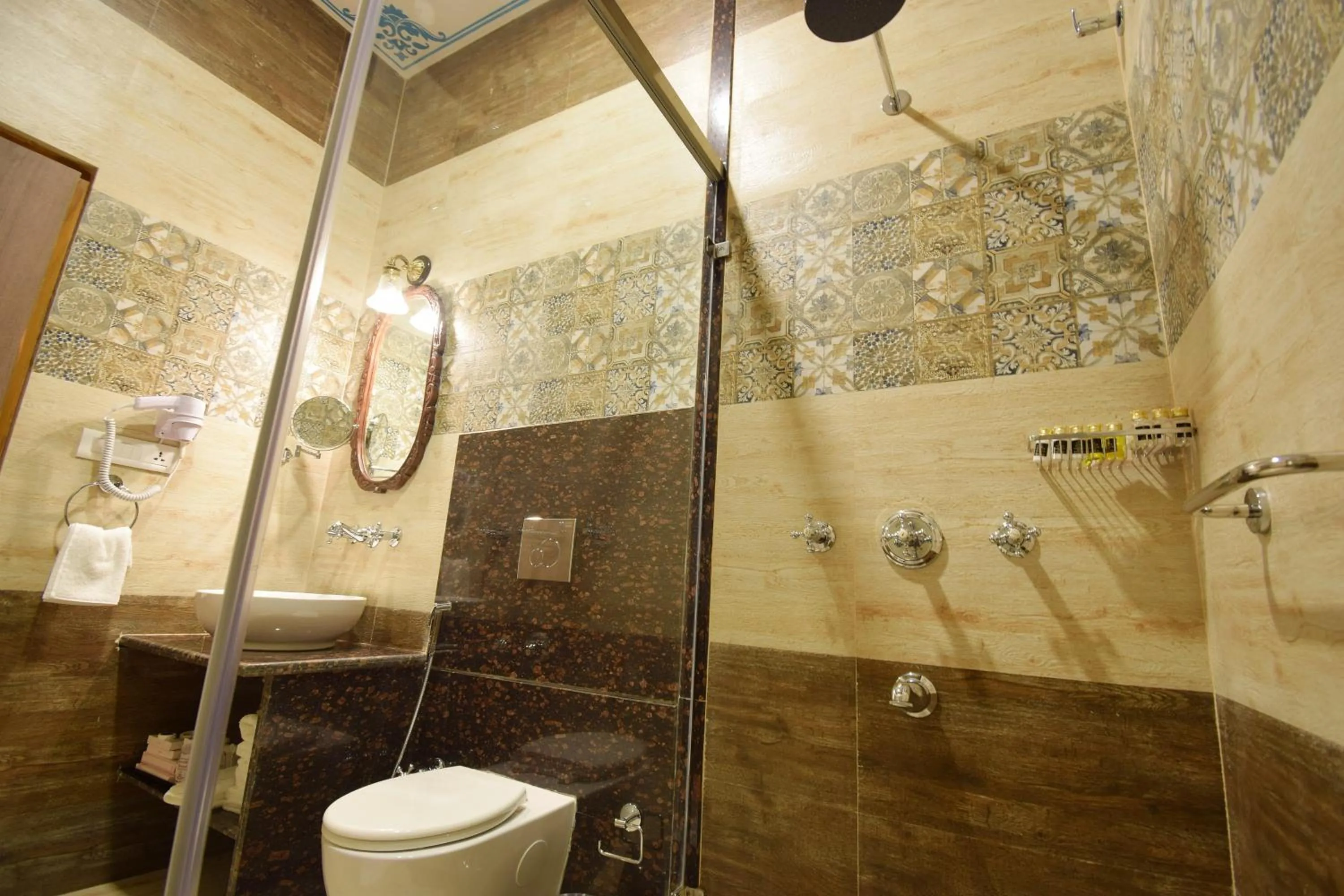 Bathroom in Umaid Farm Resort- A Legancy Vintage Stay In Jaipur