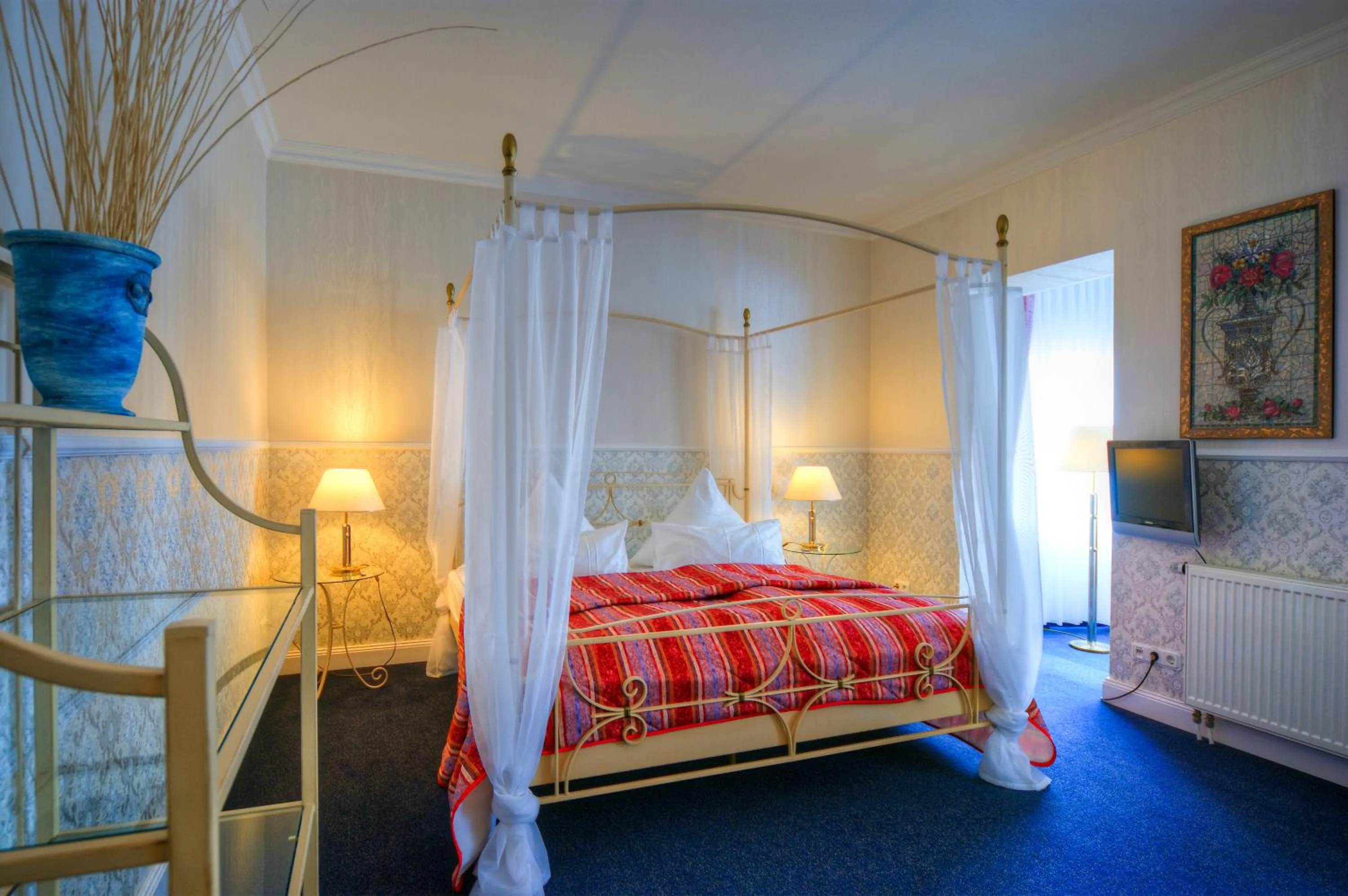 Bed in KurparkHotel Warnemünde