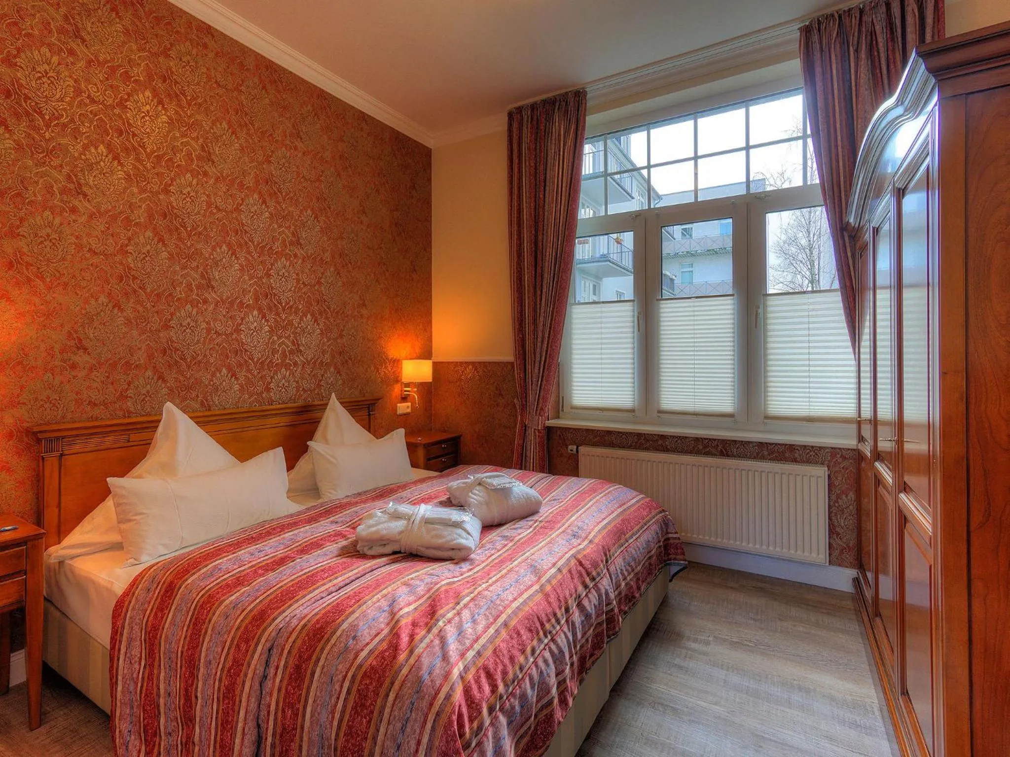 Bed in KurparkHotel Warnemünde