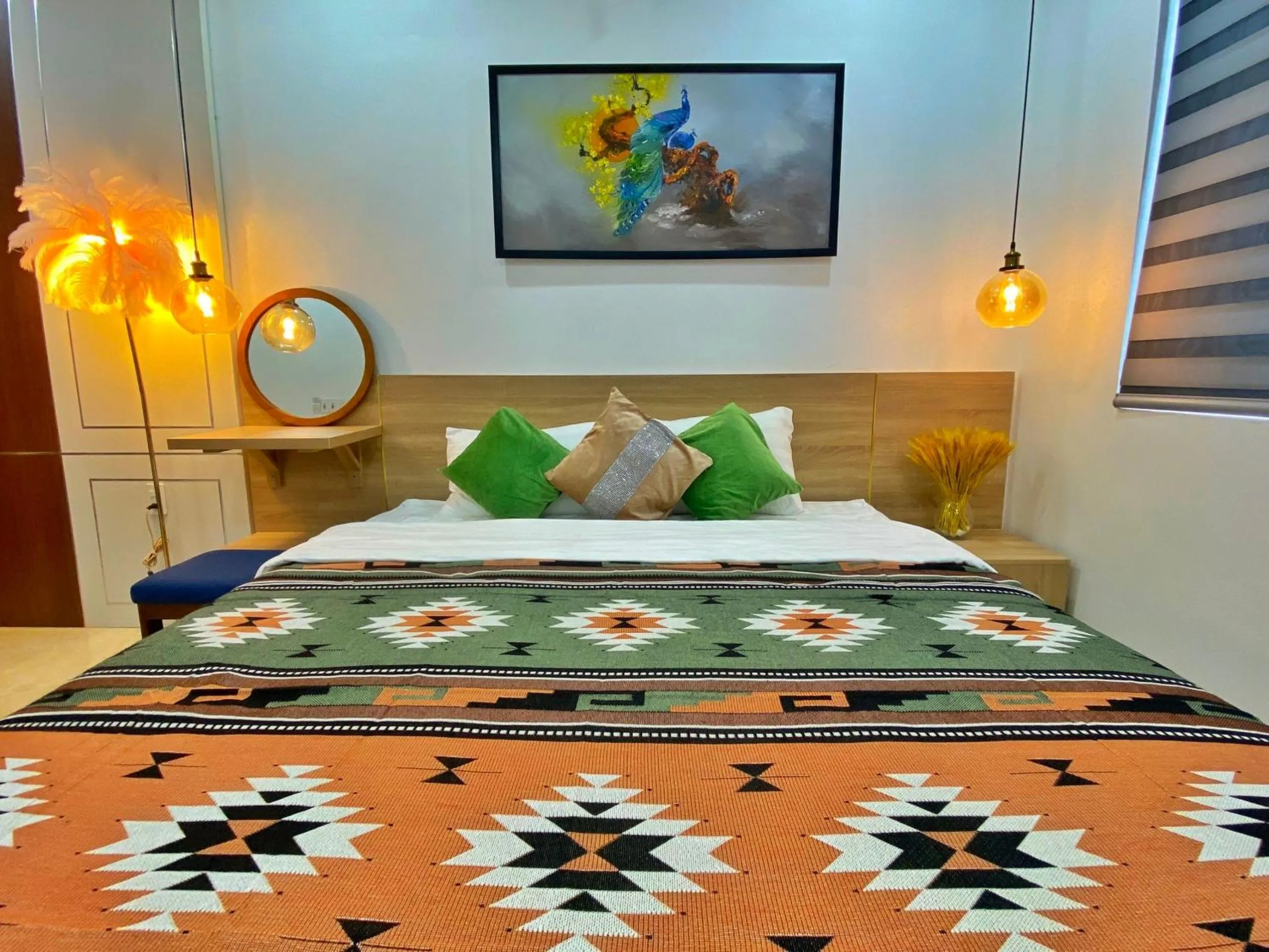 Bed in Hue Crown Boutique best hotel