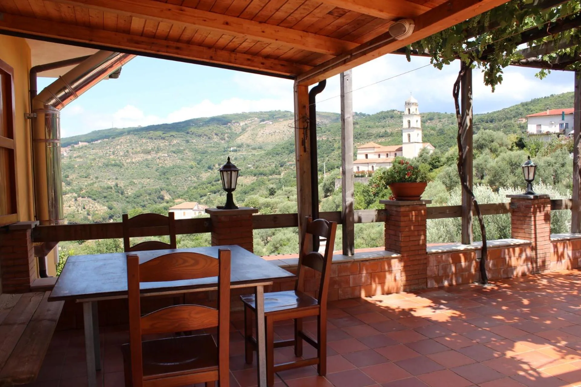 Patio in B & B Il Campanile