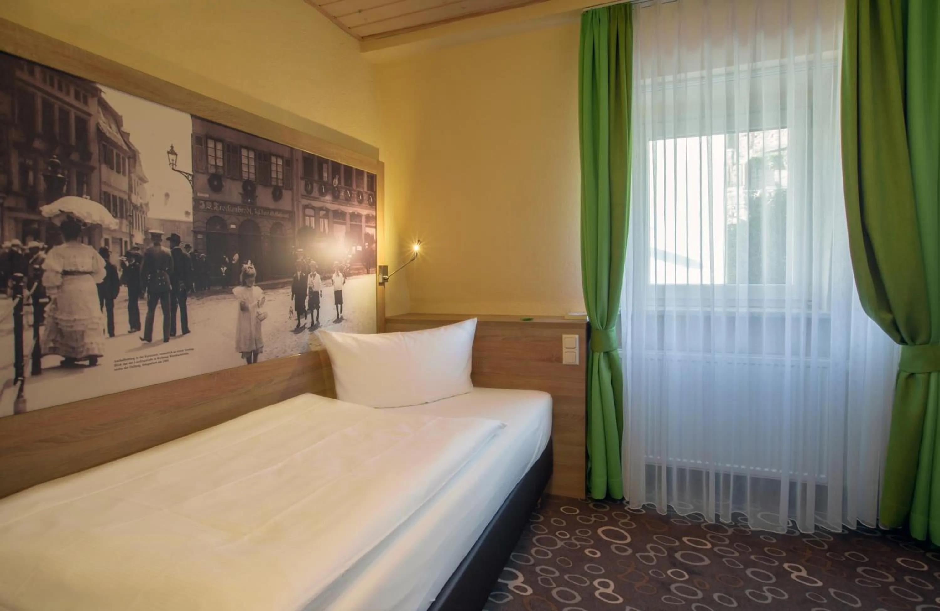 Bed in Hotel Wilder Mann