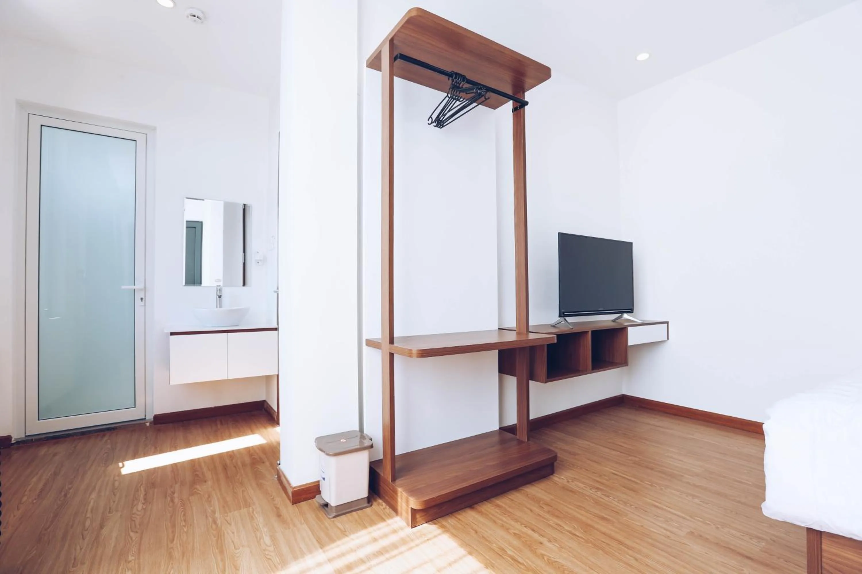 Bed in TTR Studio Apart Hotel