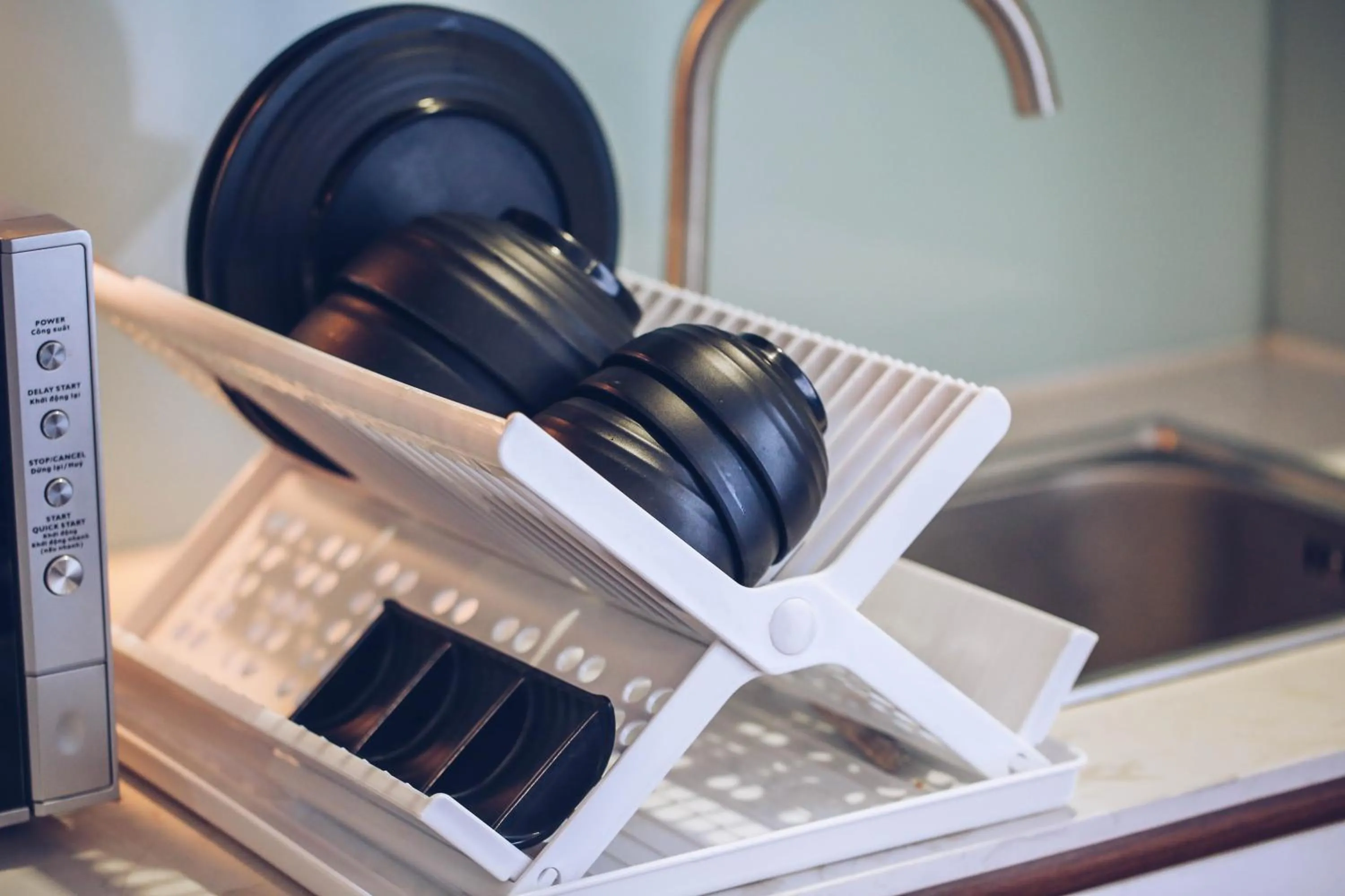 Kitchen or kitchenette in TTR Studio Apart Hotel