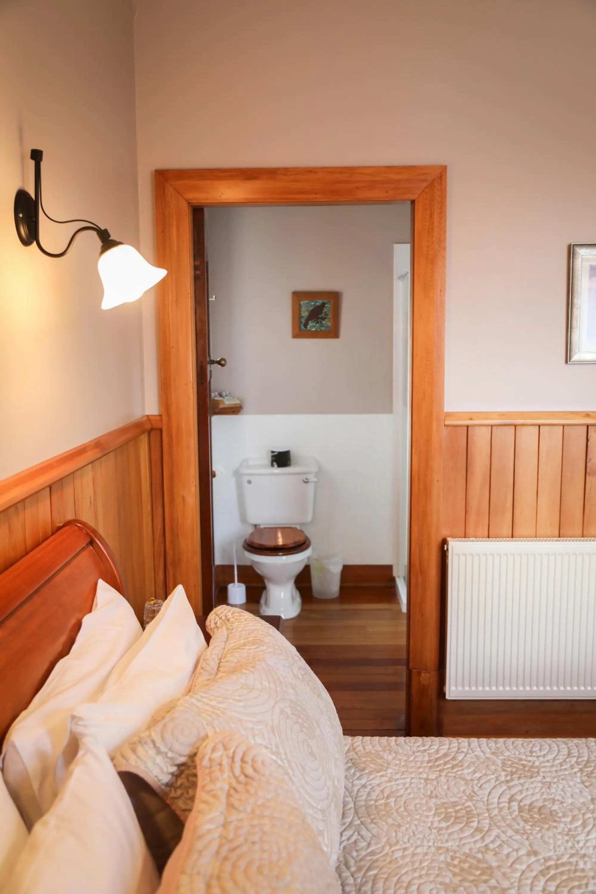 Bed in Te Anau Lodge