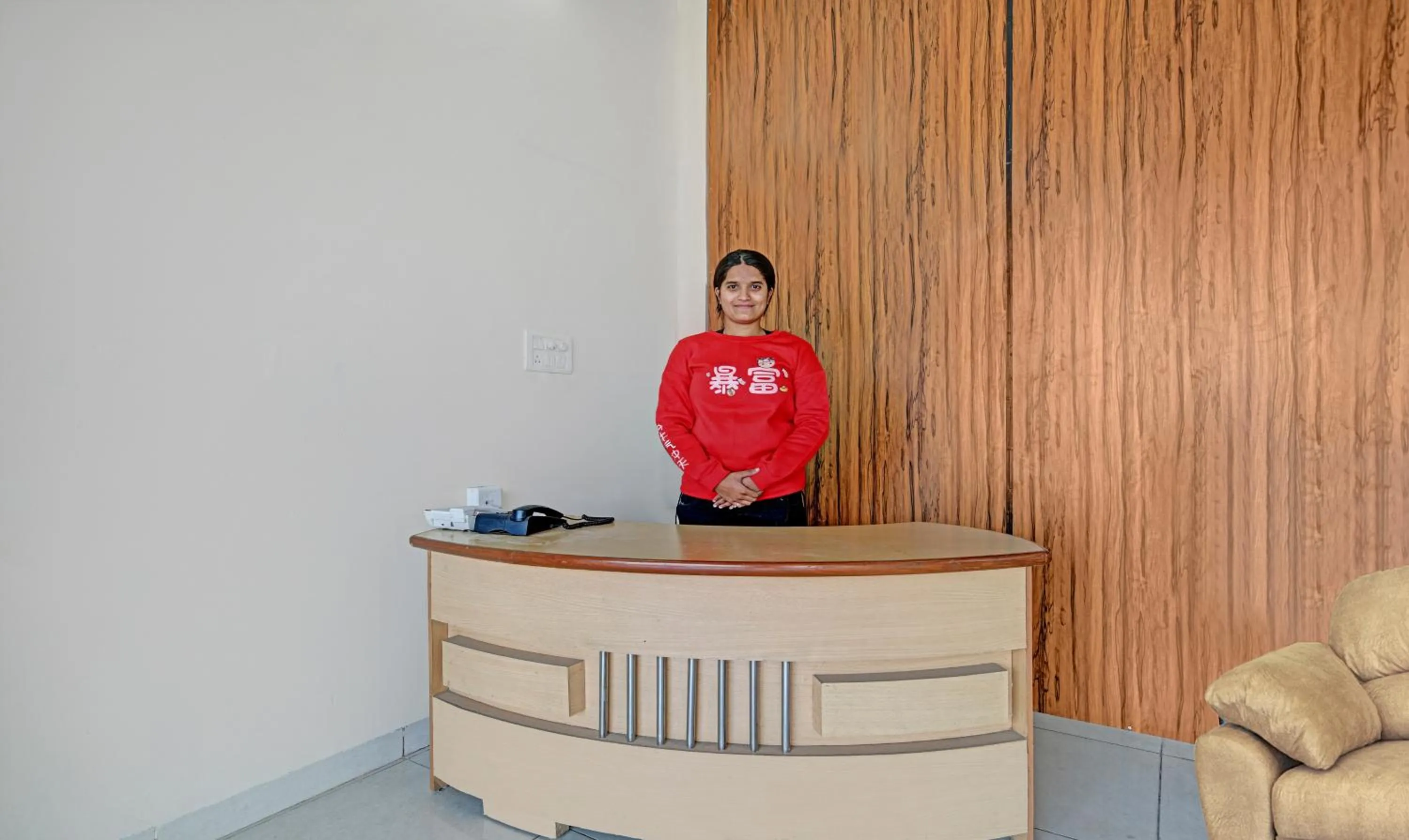 Lobby or reception in Treebo Alankar Hoshangabad Road