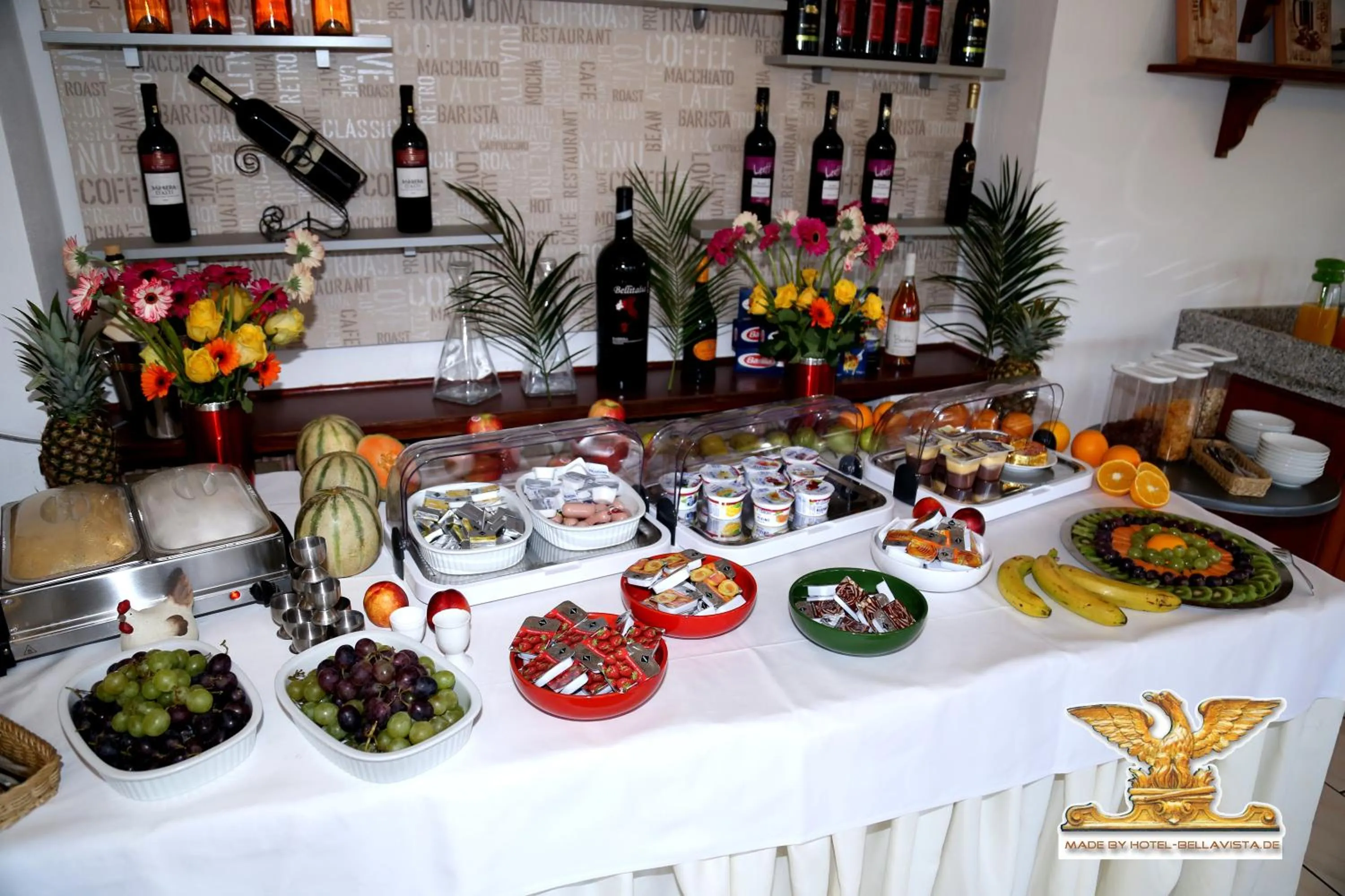 Buffet breakfast in Rheinhotel Bellavista