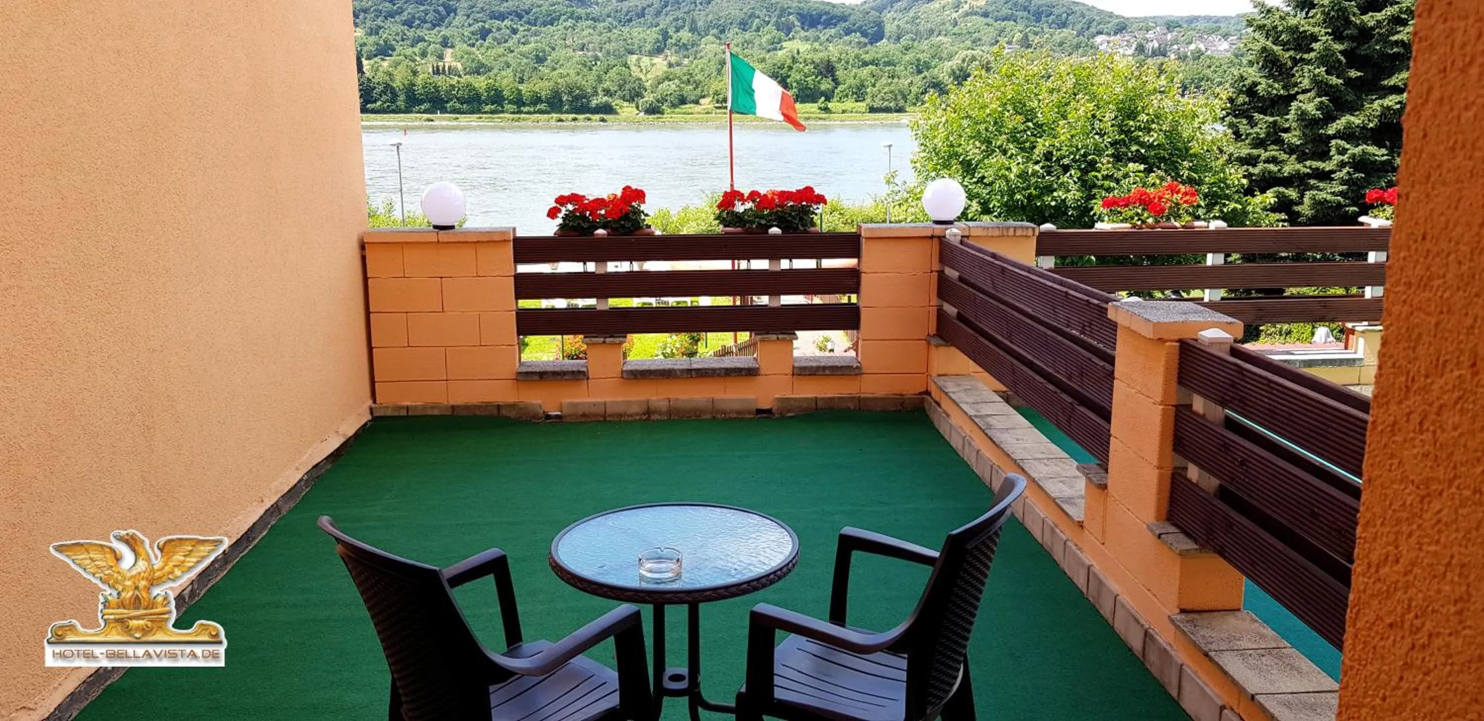 River view in Rheinhotel Bellavista