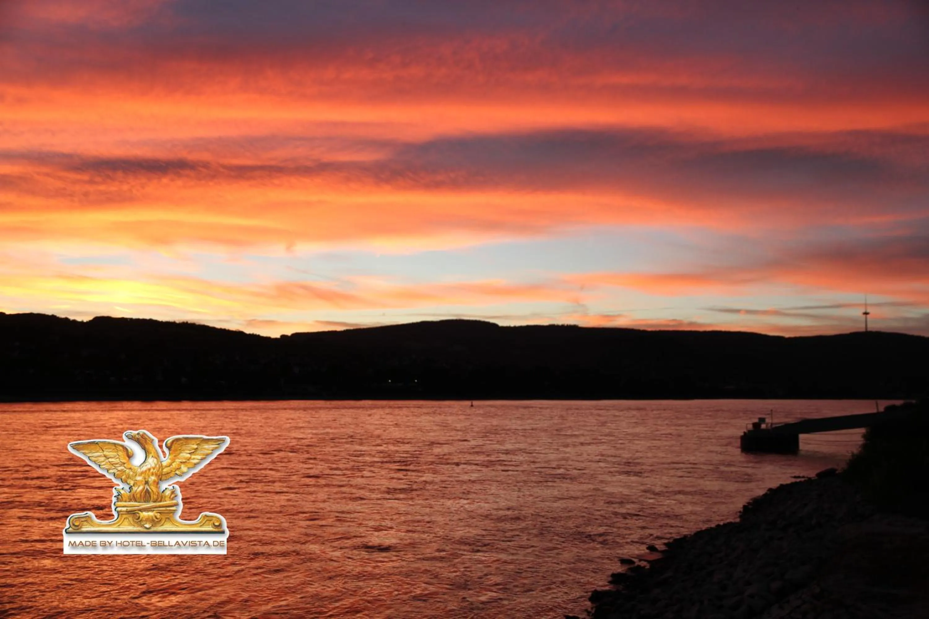 River view in Rheinhotel Bellavista